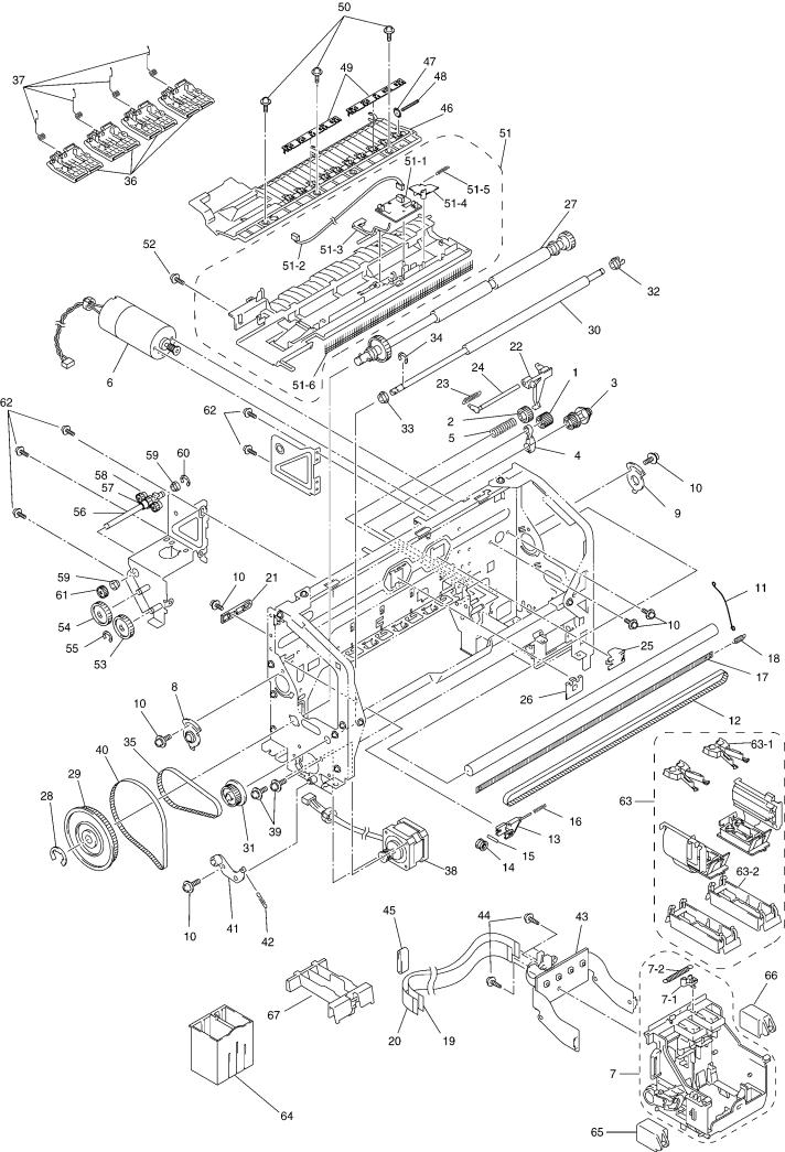 Brother MFC860 Part List