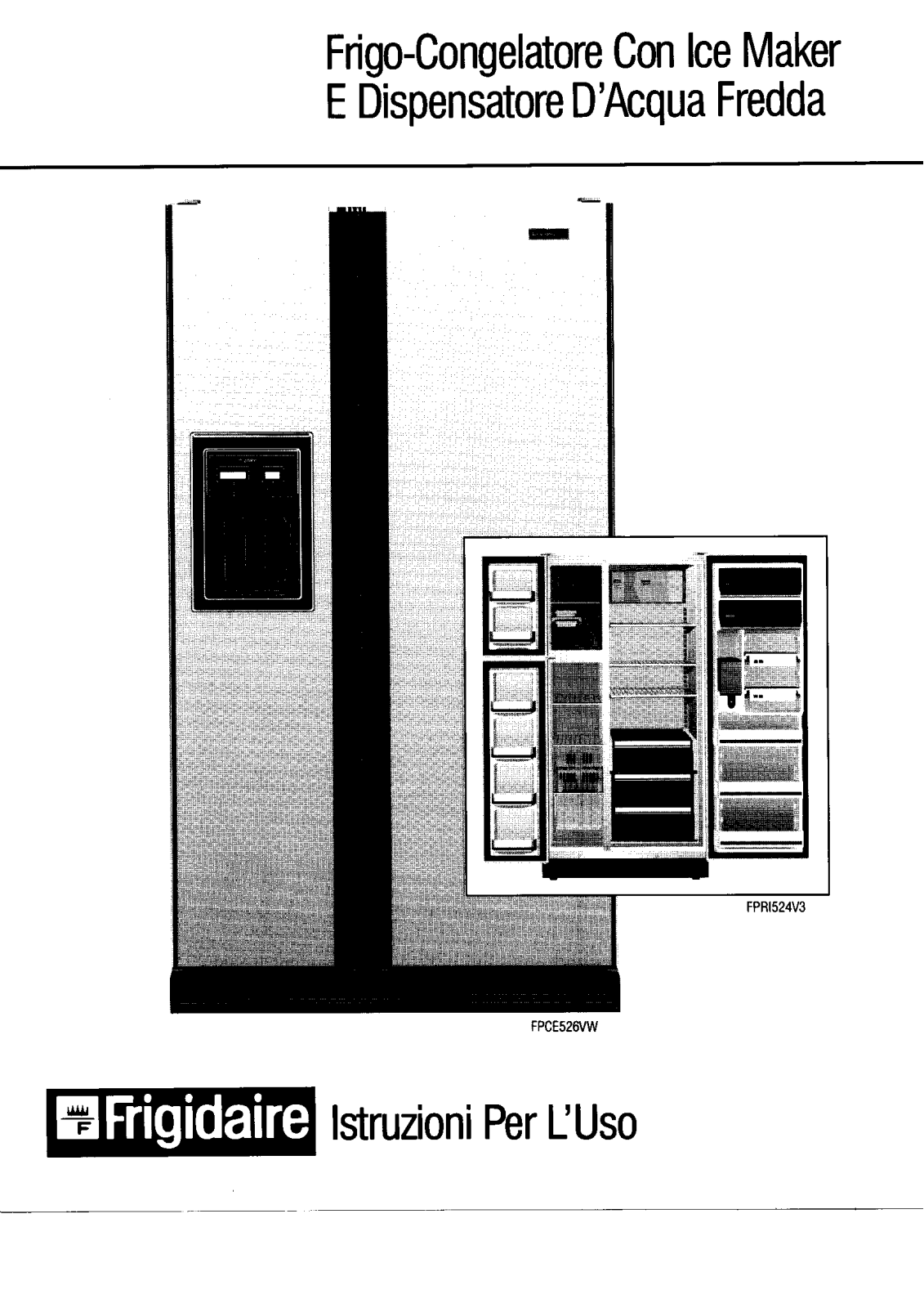 Frigidaire FPCE526VW, FPRI524V3 User Manual