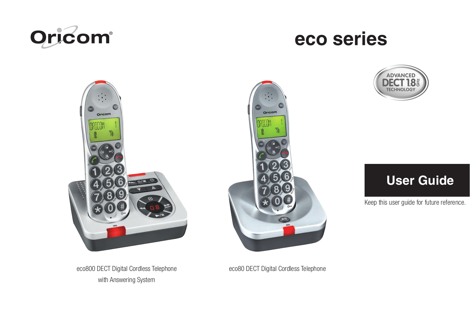 Oricom ECO800, ECO80 User Manual