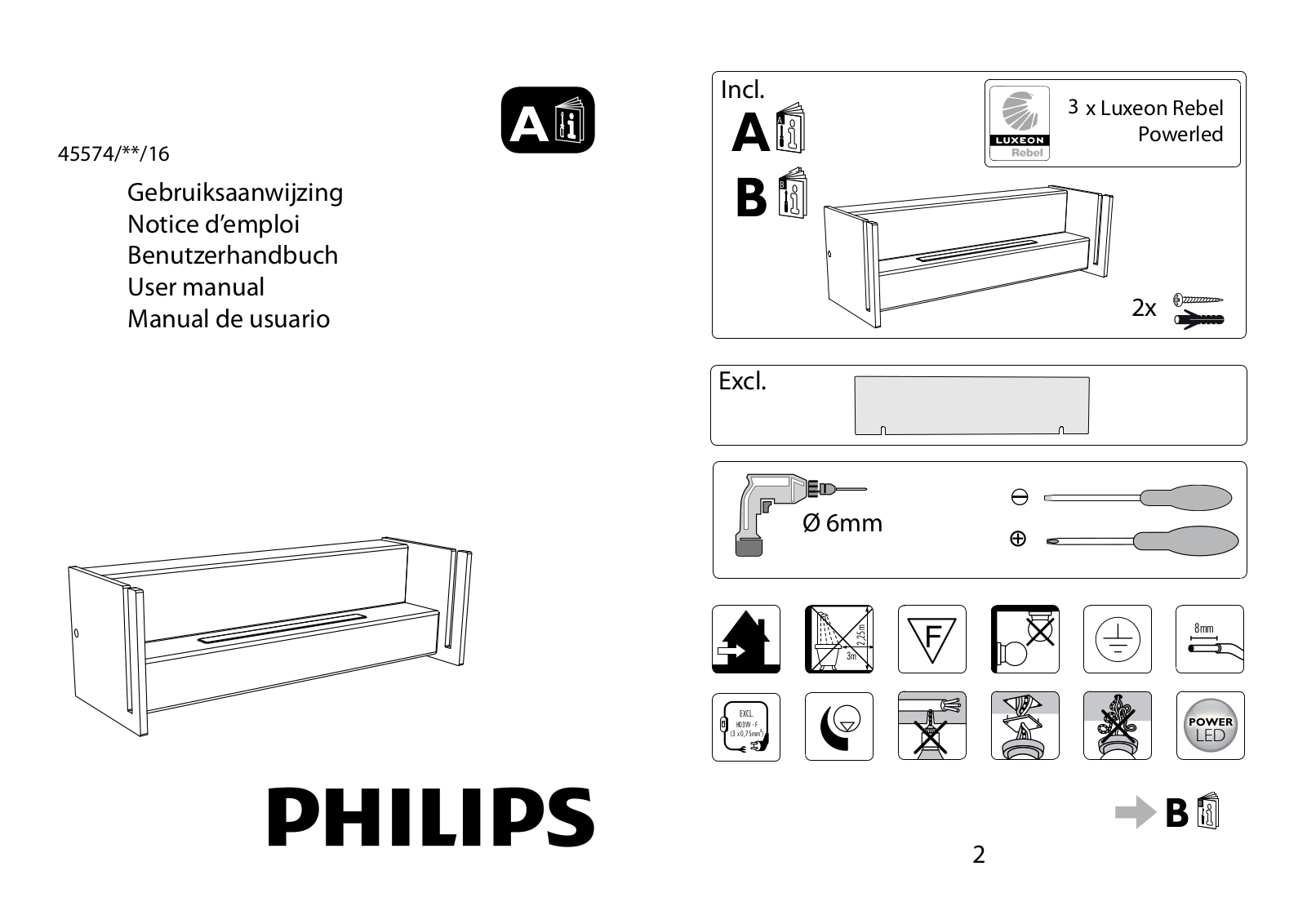 Philips 45574-48-16 User Manual