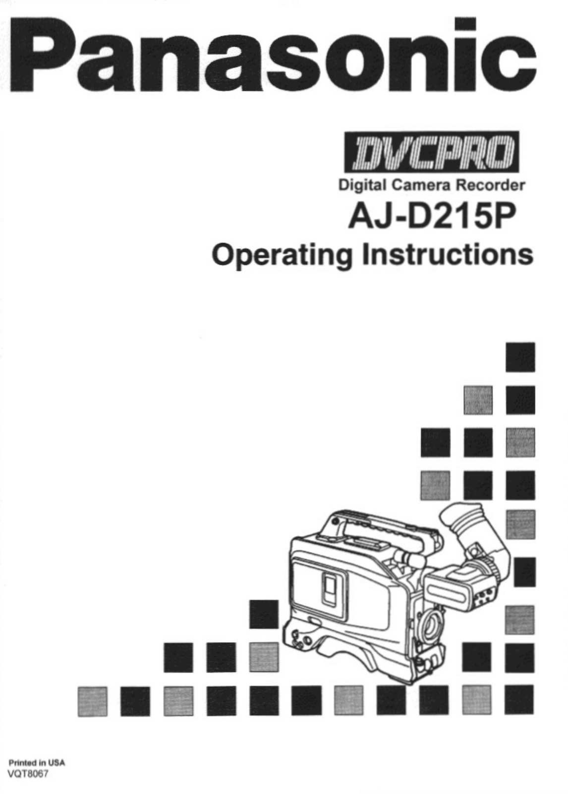 Panasonic AJ-D215P User Manual