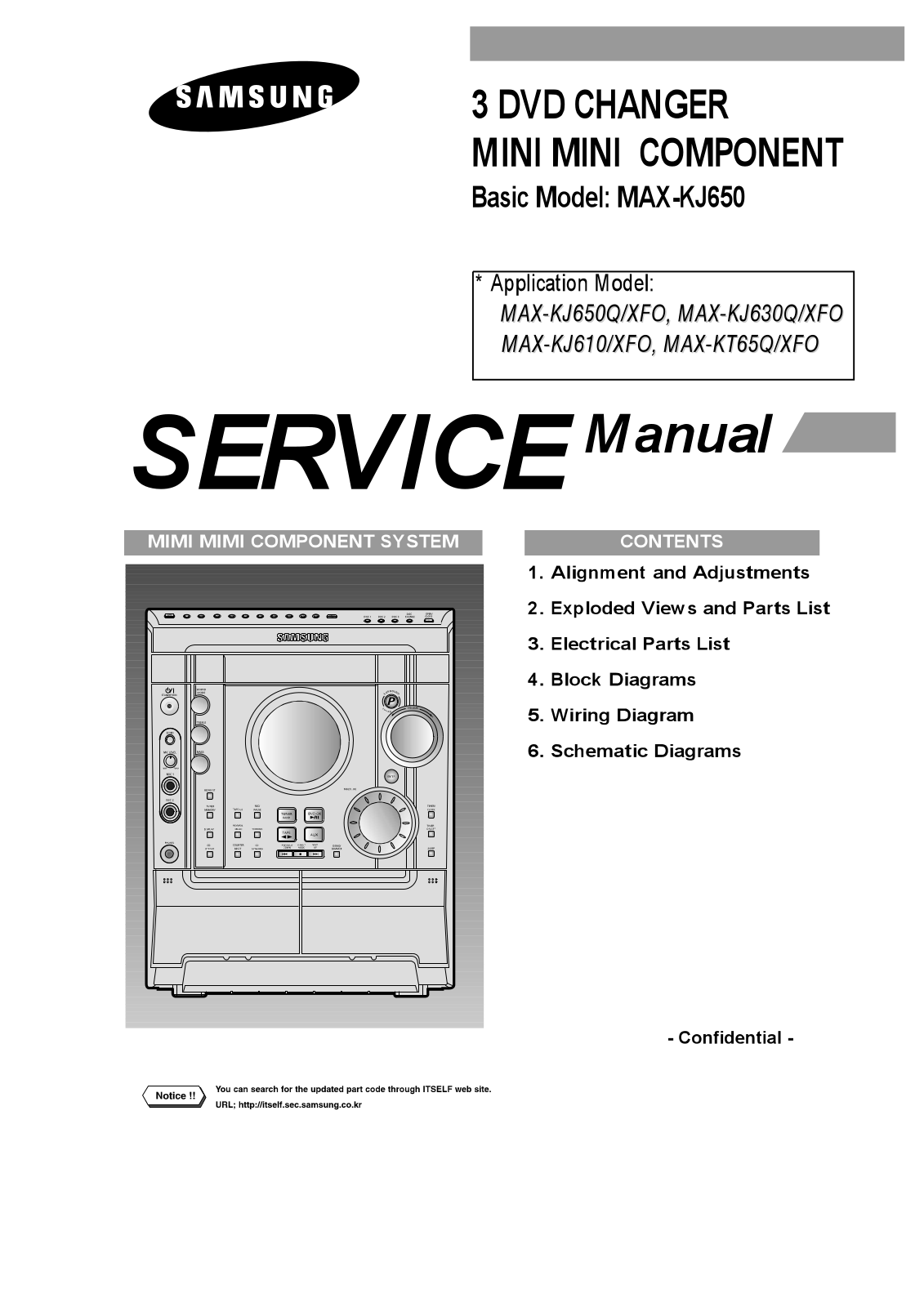 Samsung MAX-KT65 Schematic