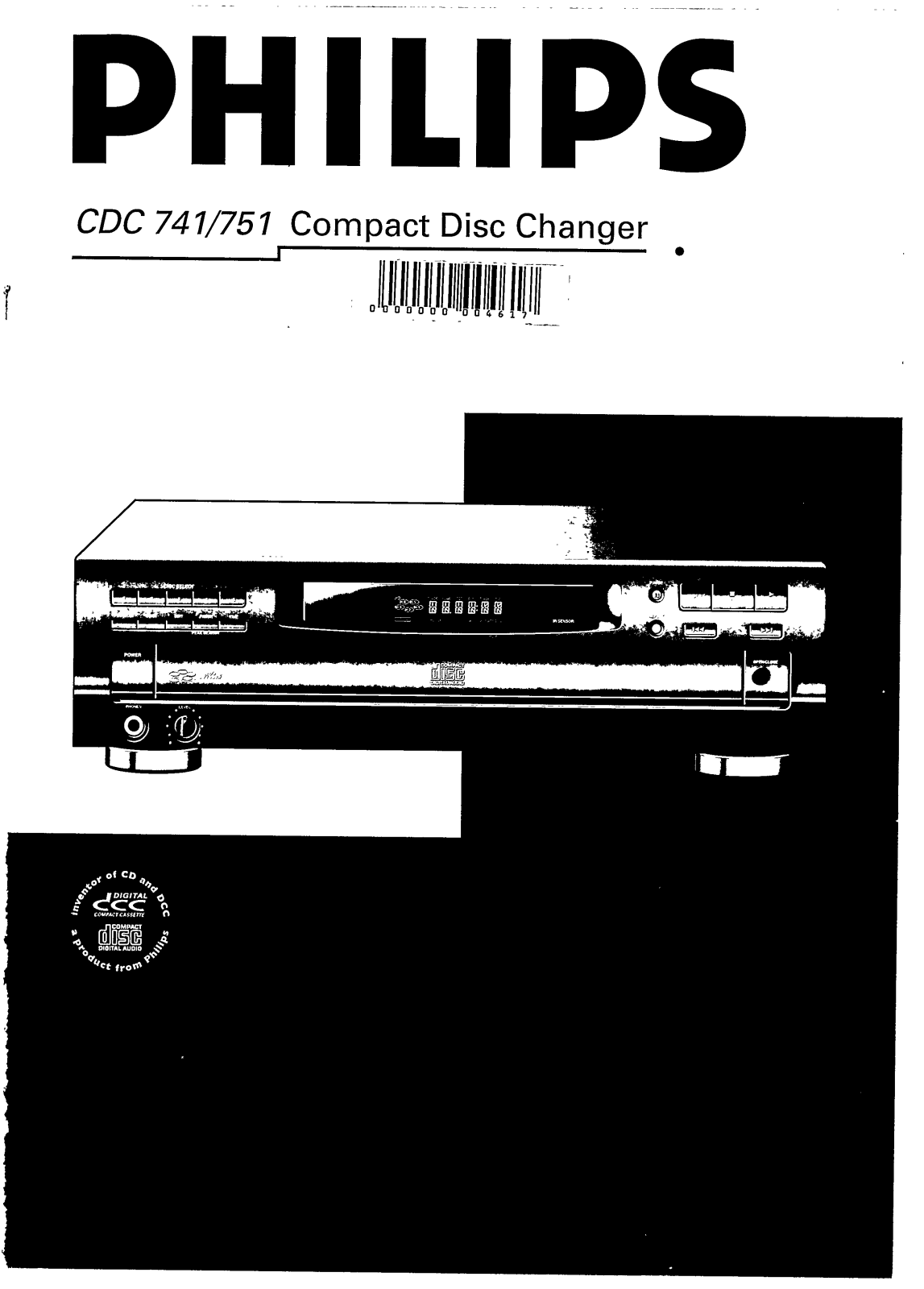 Philips CDC751/17, CDC751/01B, CDC751/00B User Manual