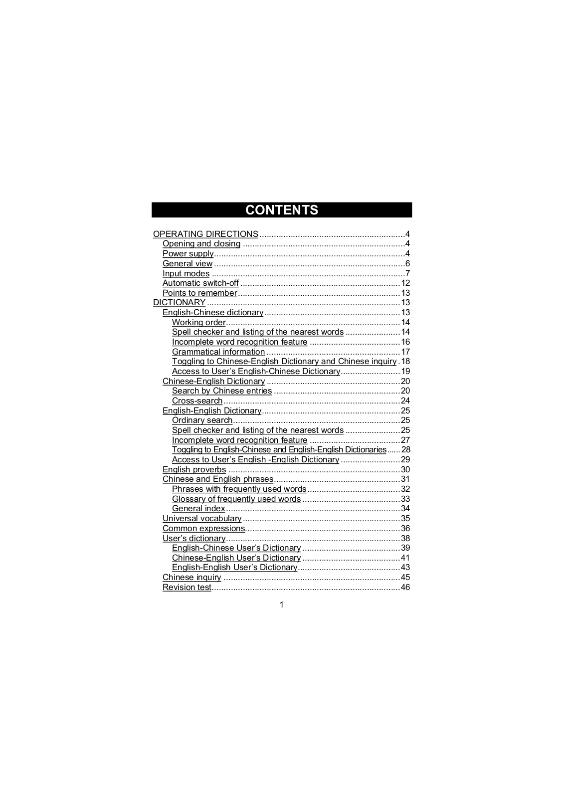 Ectaco MD700 User Manual