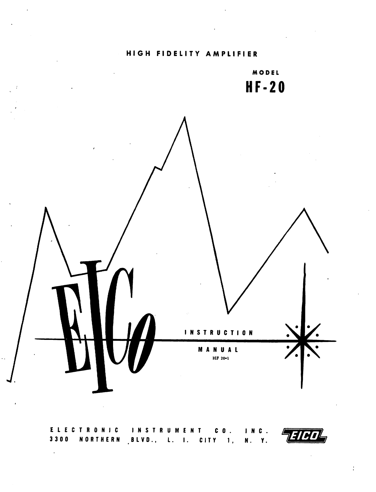 Eico HF-20 Service manual