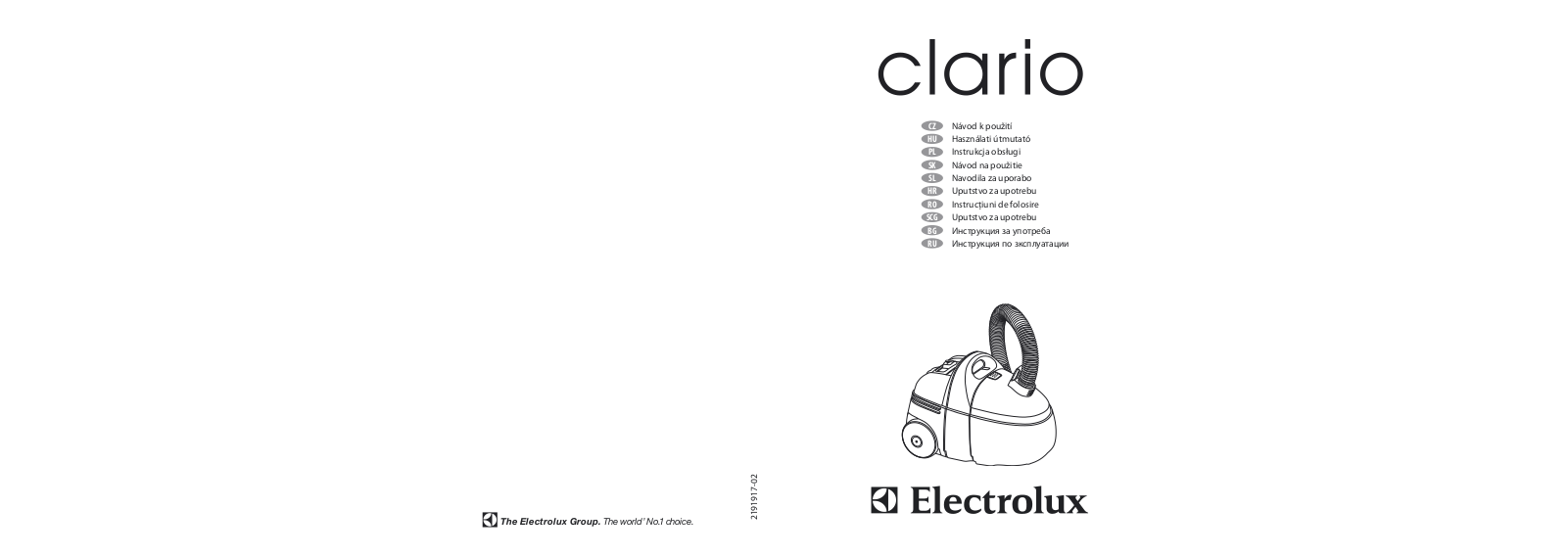 AEG Z7525, Z7520, Z7510 User Manual