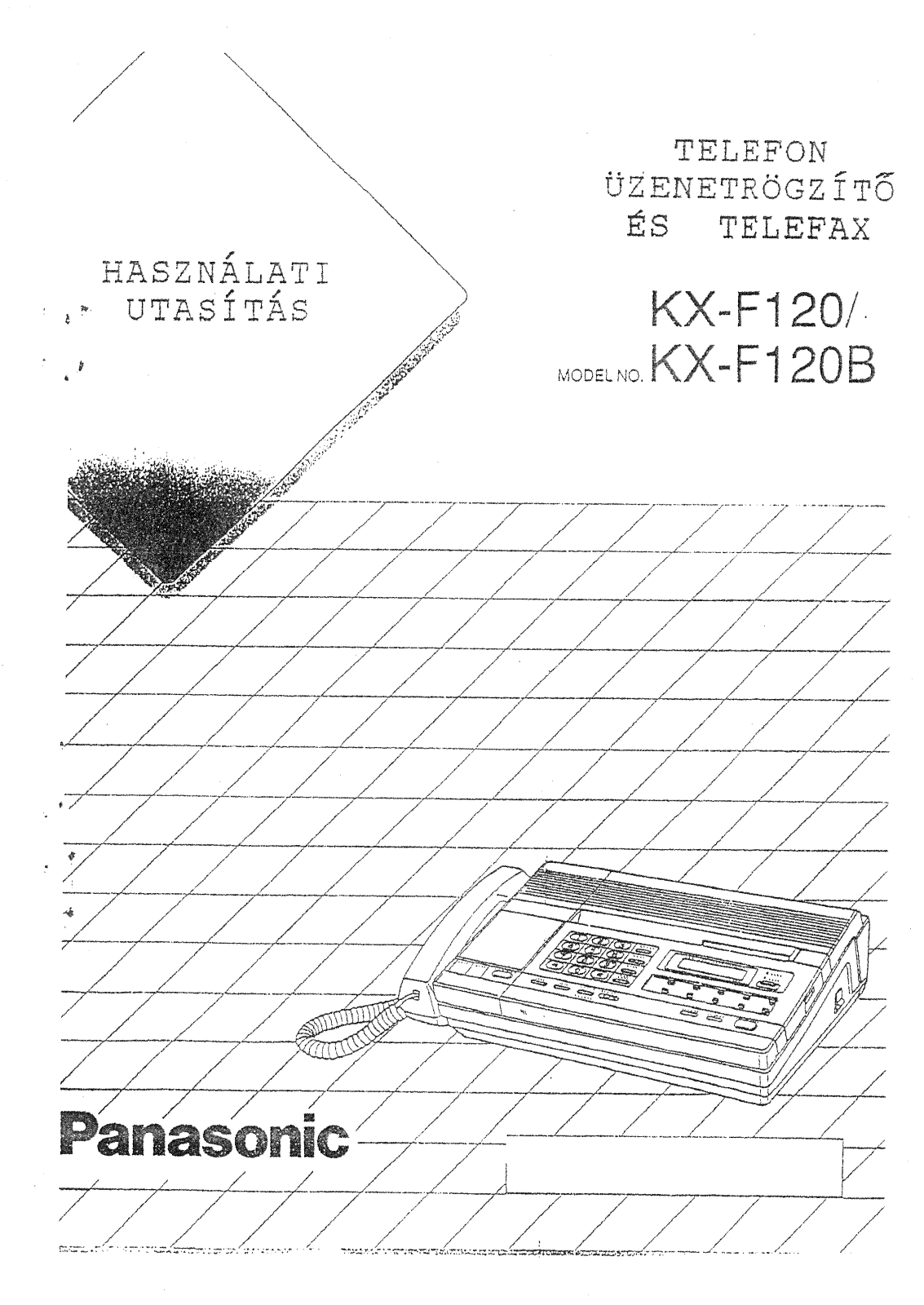 Panasonic KX-F120, KX-F120B User Manual