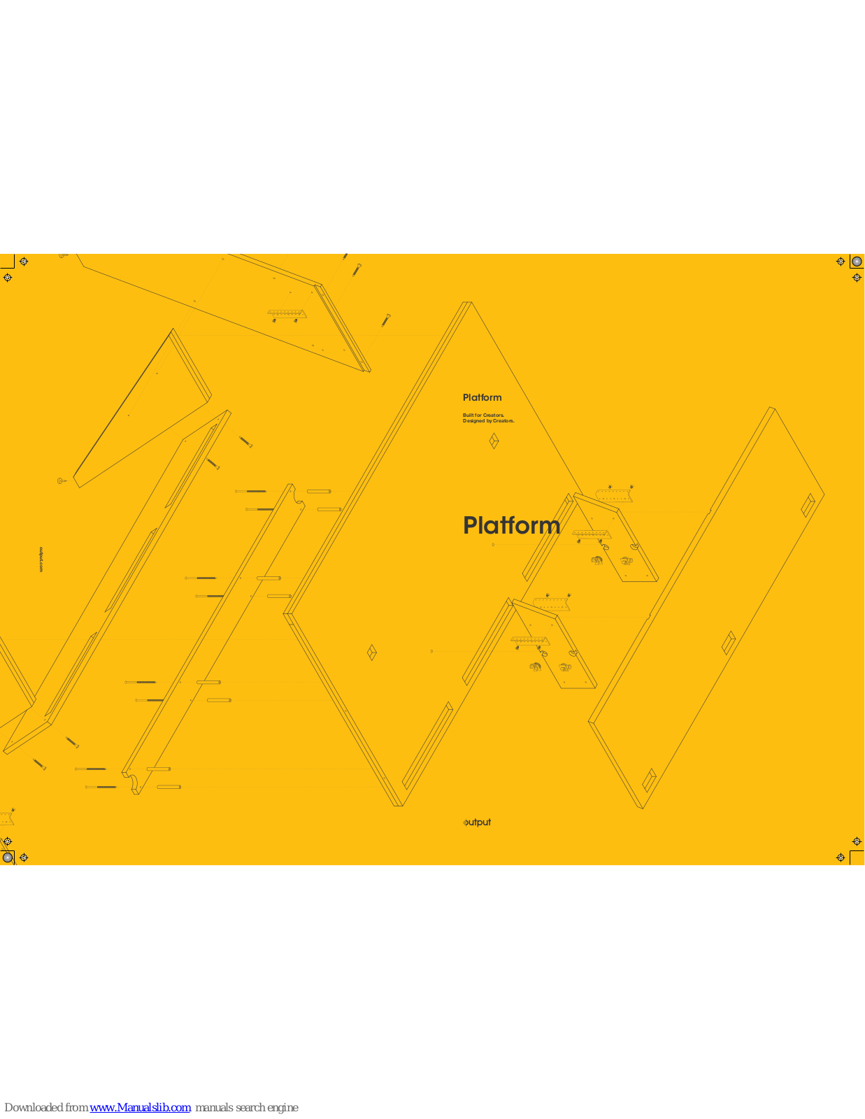 Output Platform Assembly  Manual