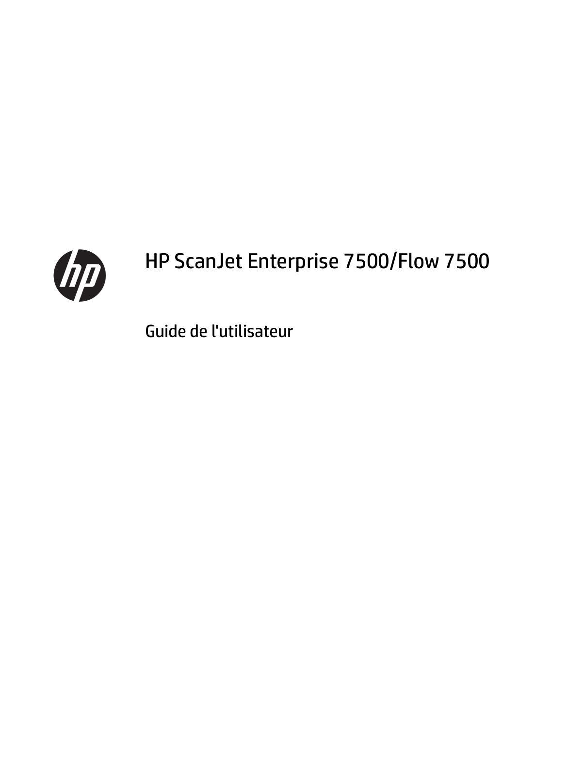 HP Scanjet 7500, Scanjet 7457, Scanjet 7456, Scanjet 7455, Scanjet 7454 User's Guide