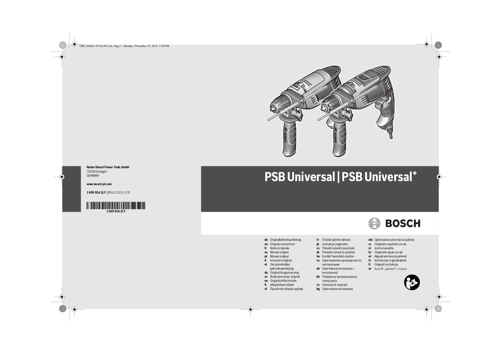 Bosch UniversalImpact 700 User Manual