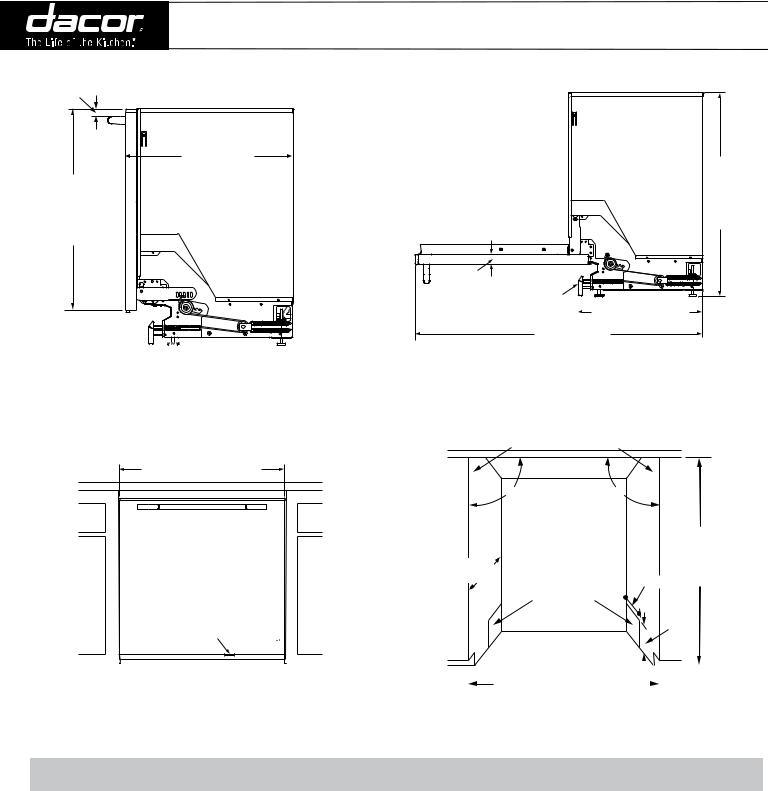 Dacor ED30, ID30 User Manual