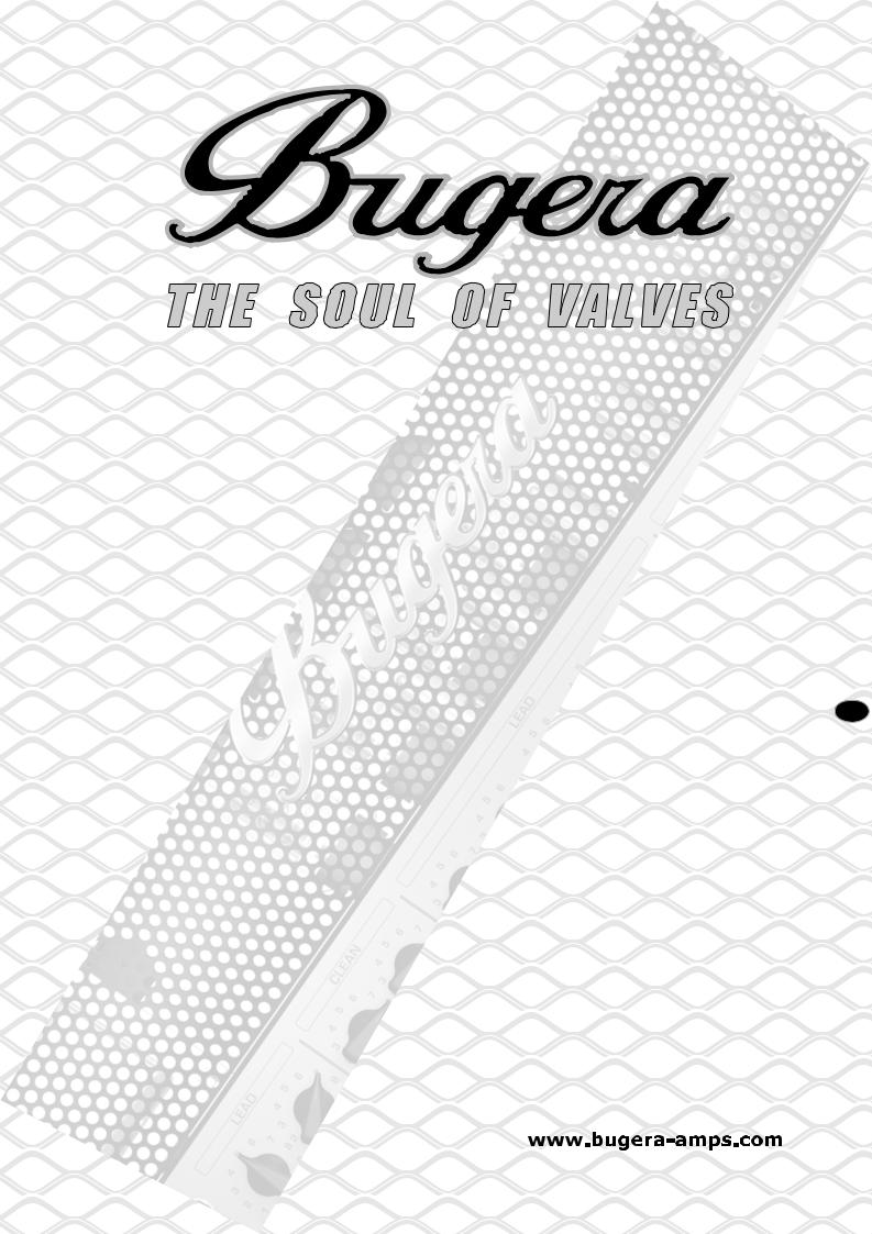 Bugera 6262-212, 6262, 6260, 6260-212 User Manual