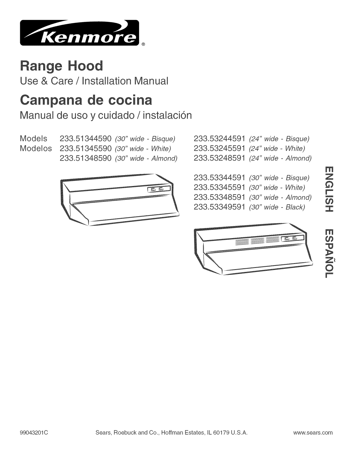 Kenmore 30 Range Hood, 30 Range Hood 5334 Installation Guide - ManualMachine.com
