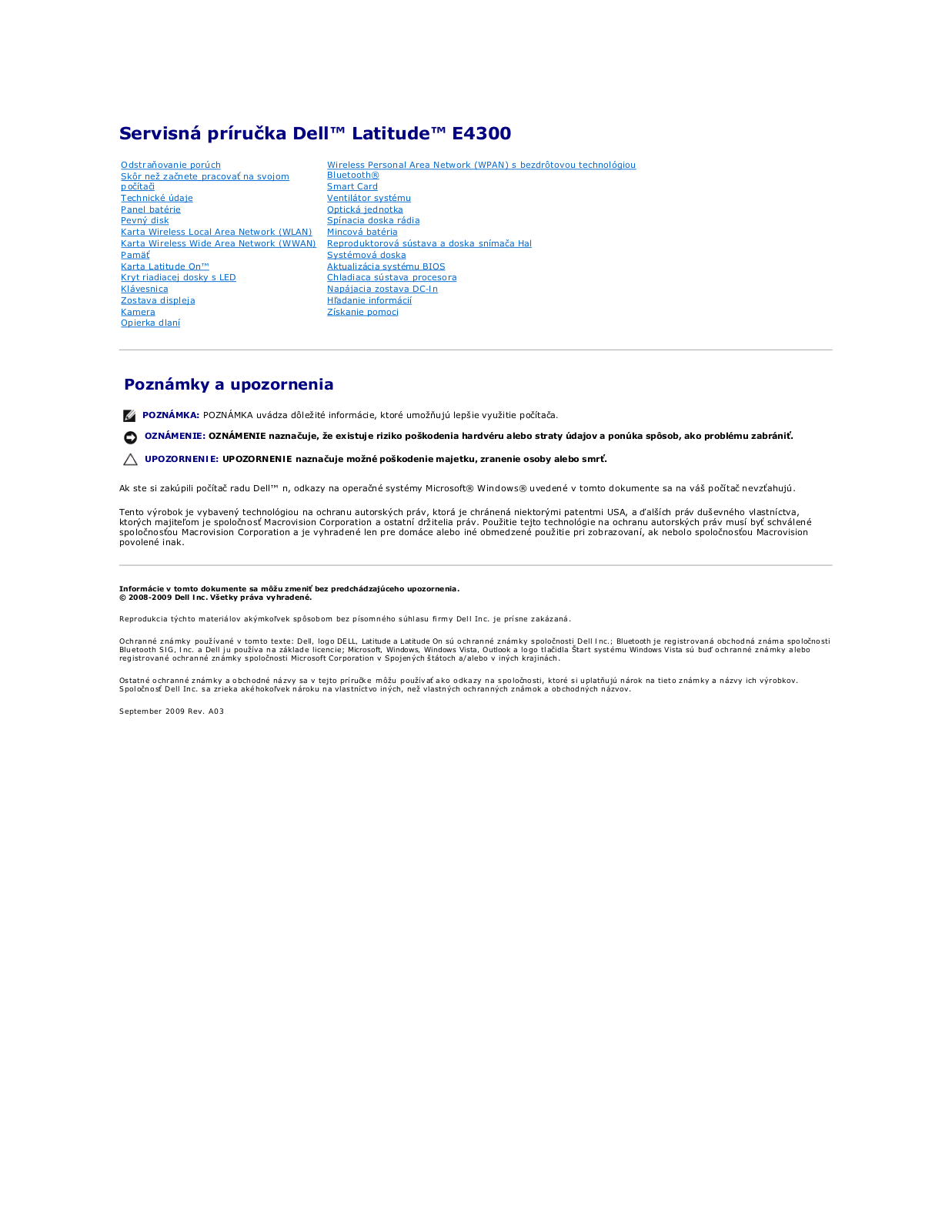 Dell Latitude E4300 User Manual