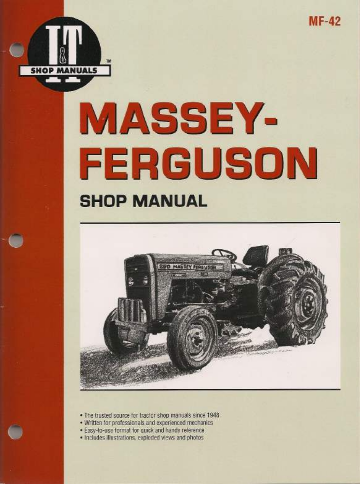 Massey Ferguson 230, 235, 240, 245, 250 Shop manual