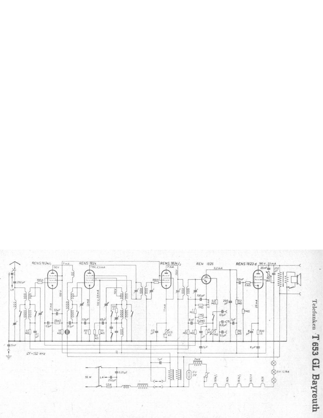 Telefunken 653 GL Service manual