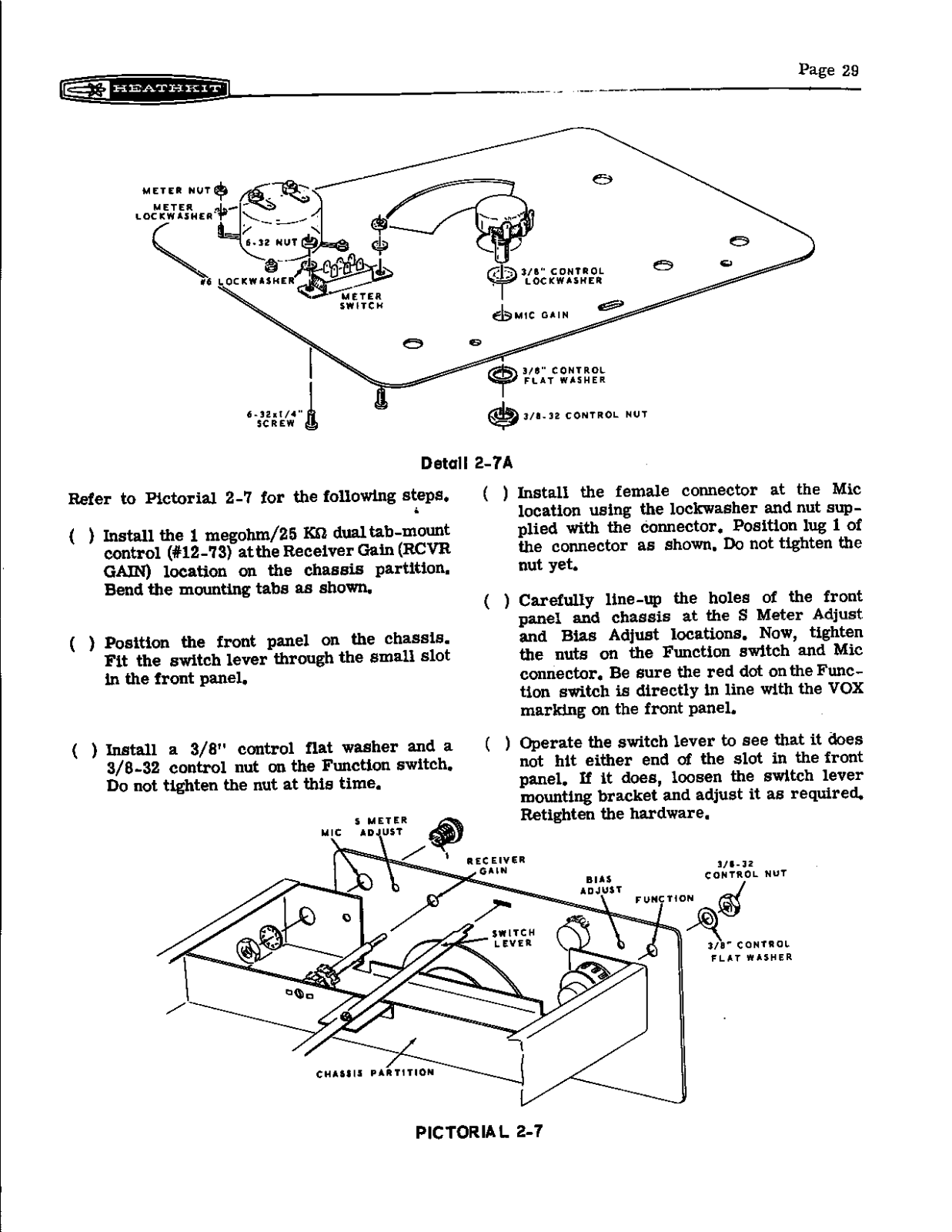 HEATHKIT HW-22a User Manual (PAGE 29)