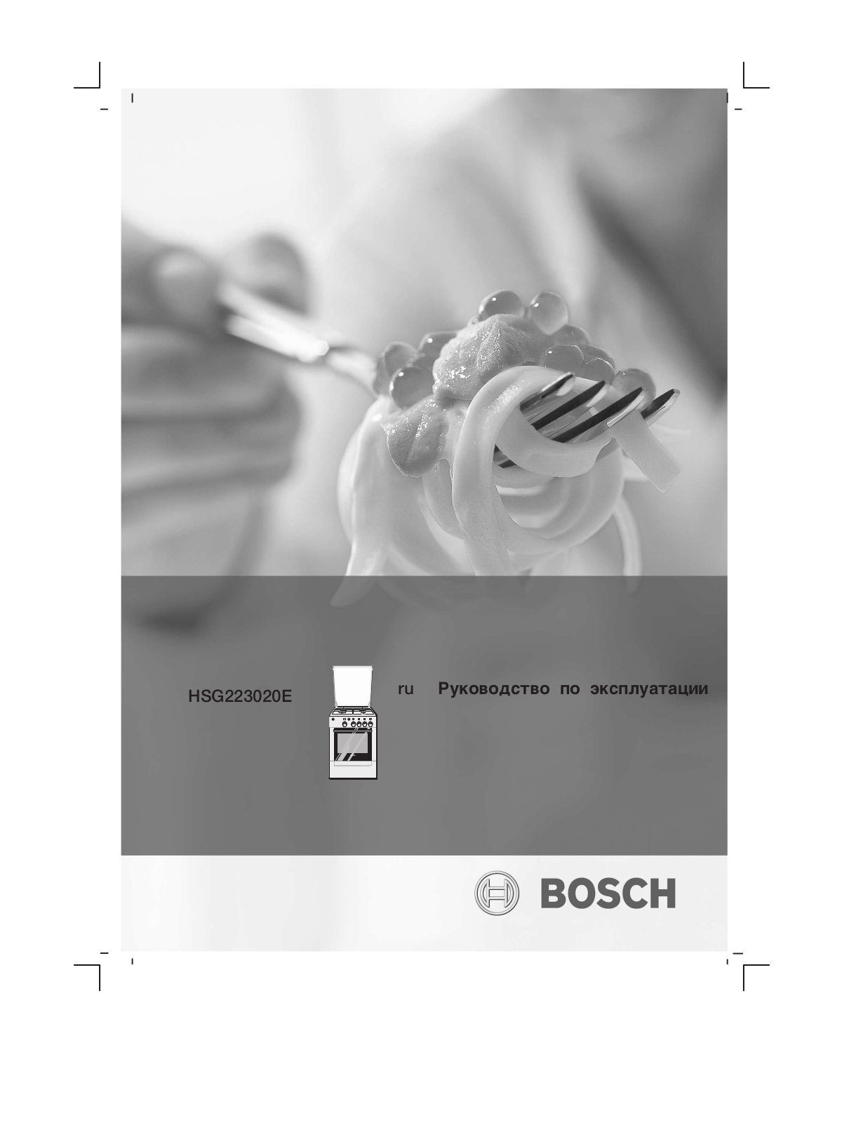 BOSCH HSG223020E User Manual