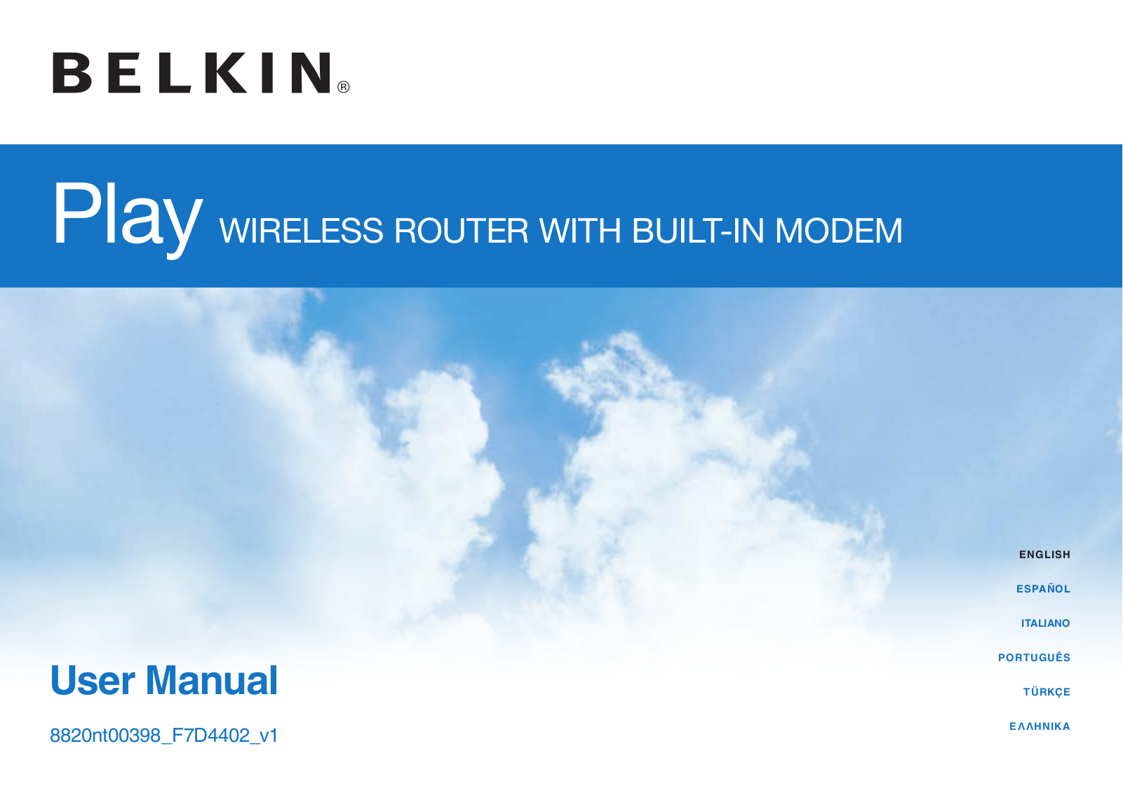 Belkin 8820nt00398 F7D4402 User Manual v1