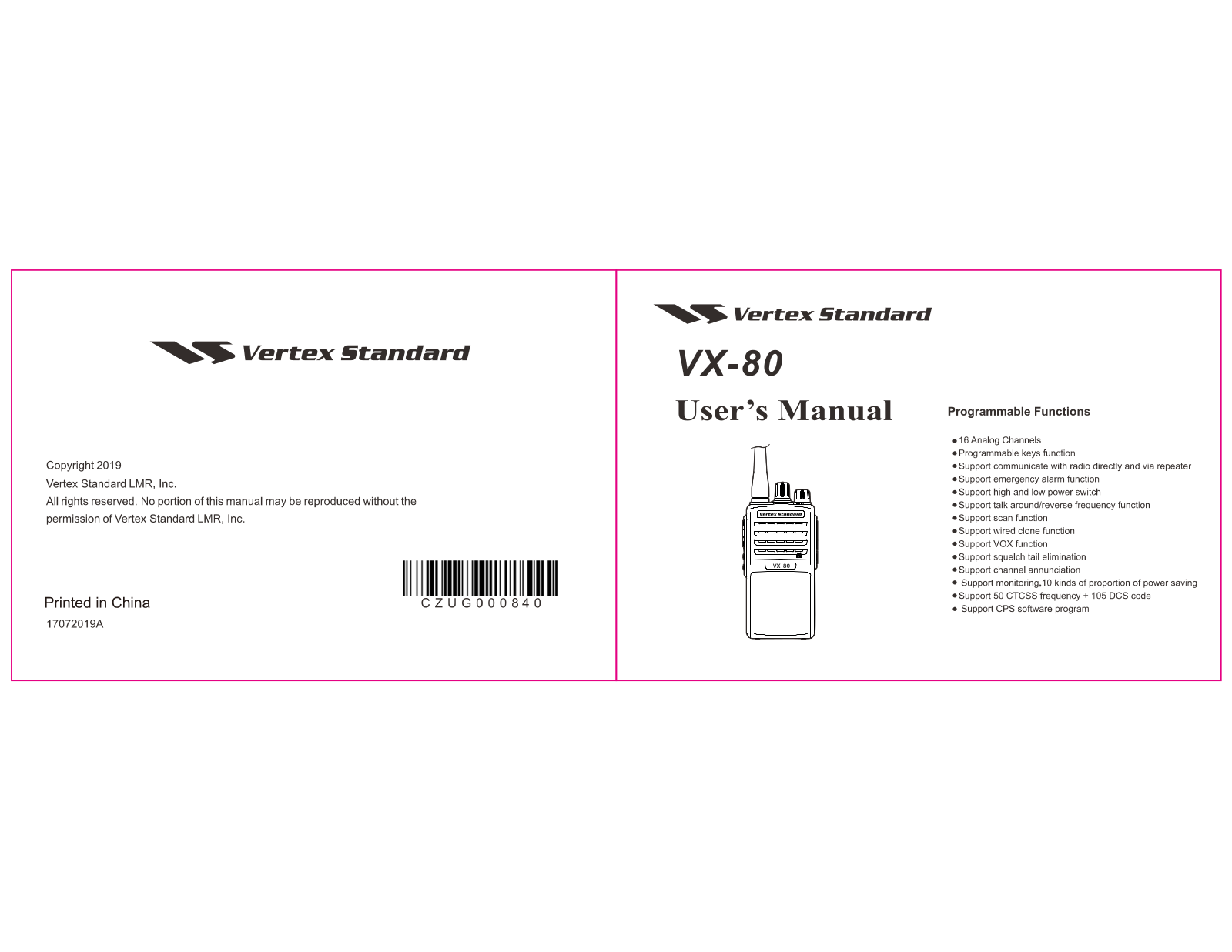 Motorola 89FT4954 User Manual