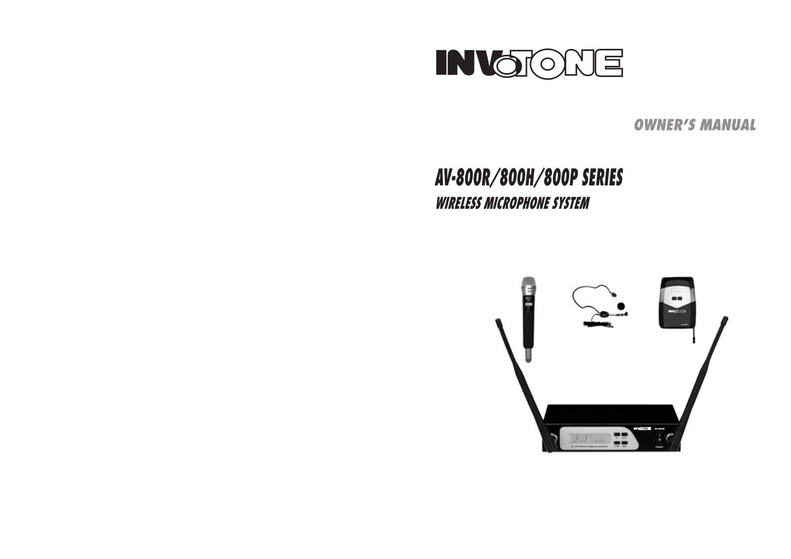 Invotone AV800LV User Manual