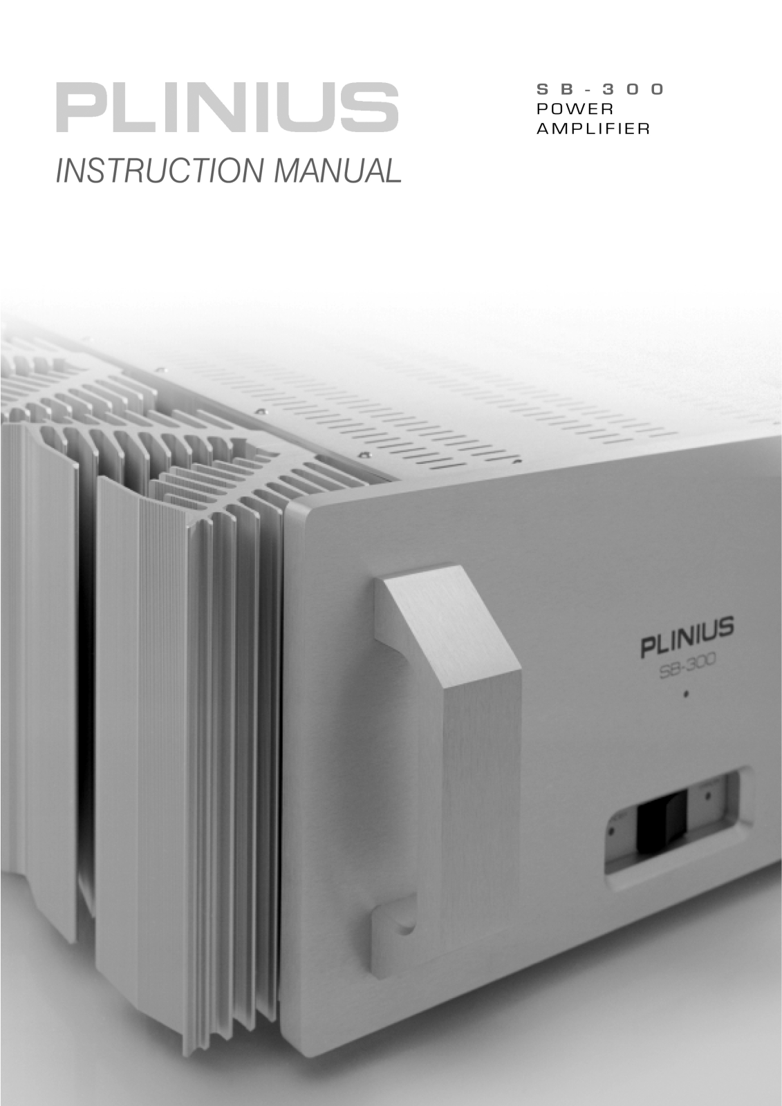 Plinius Audio SB-300 User Manual