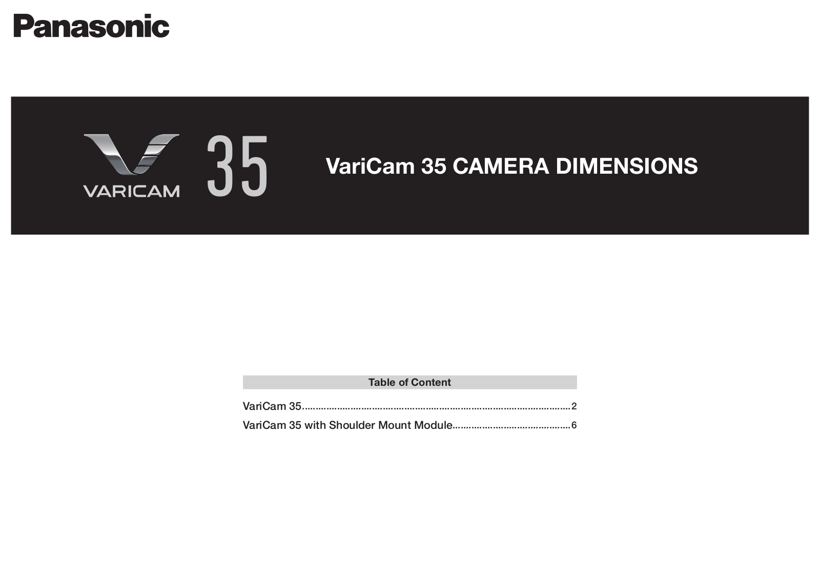 Panasonic AU-V35C1G Drawings