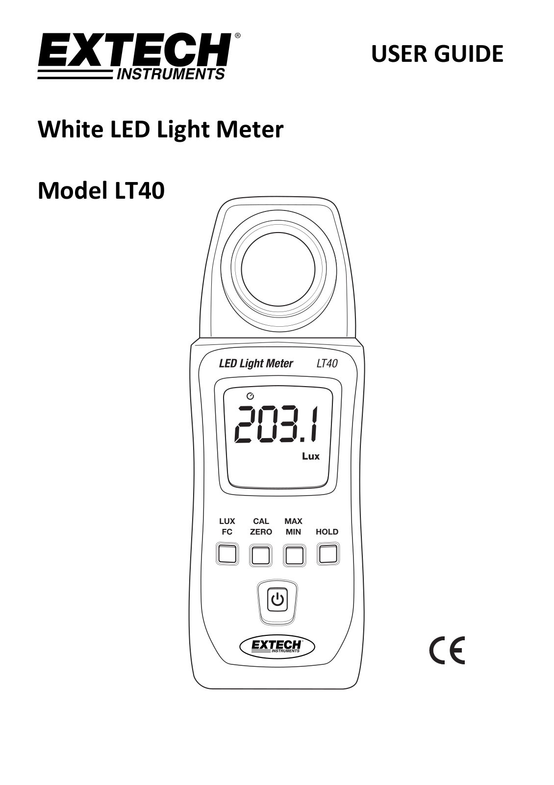 Extech LT40 User guide