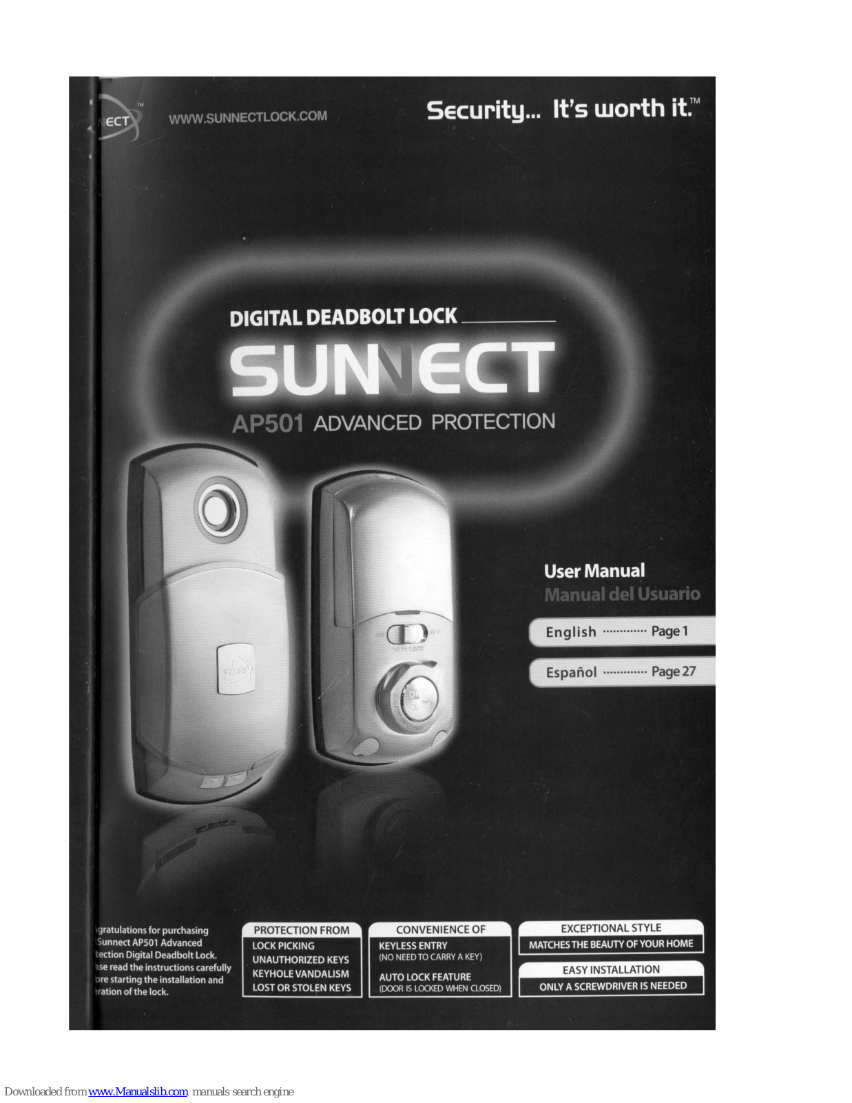 Sunnect AP501 User Manual - ManualMachine.com