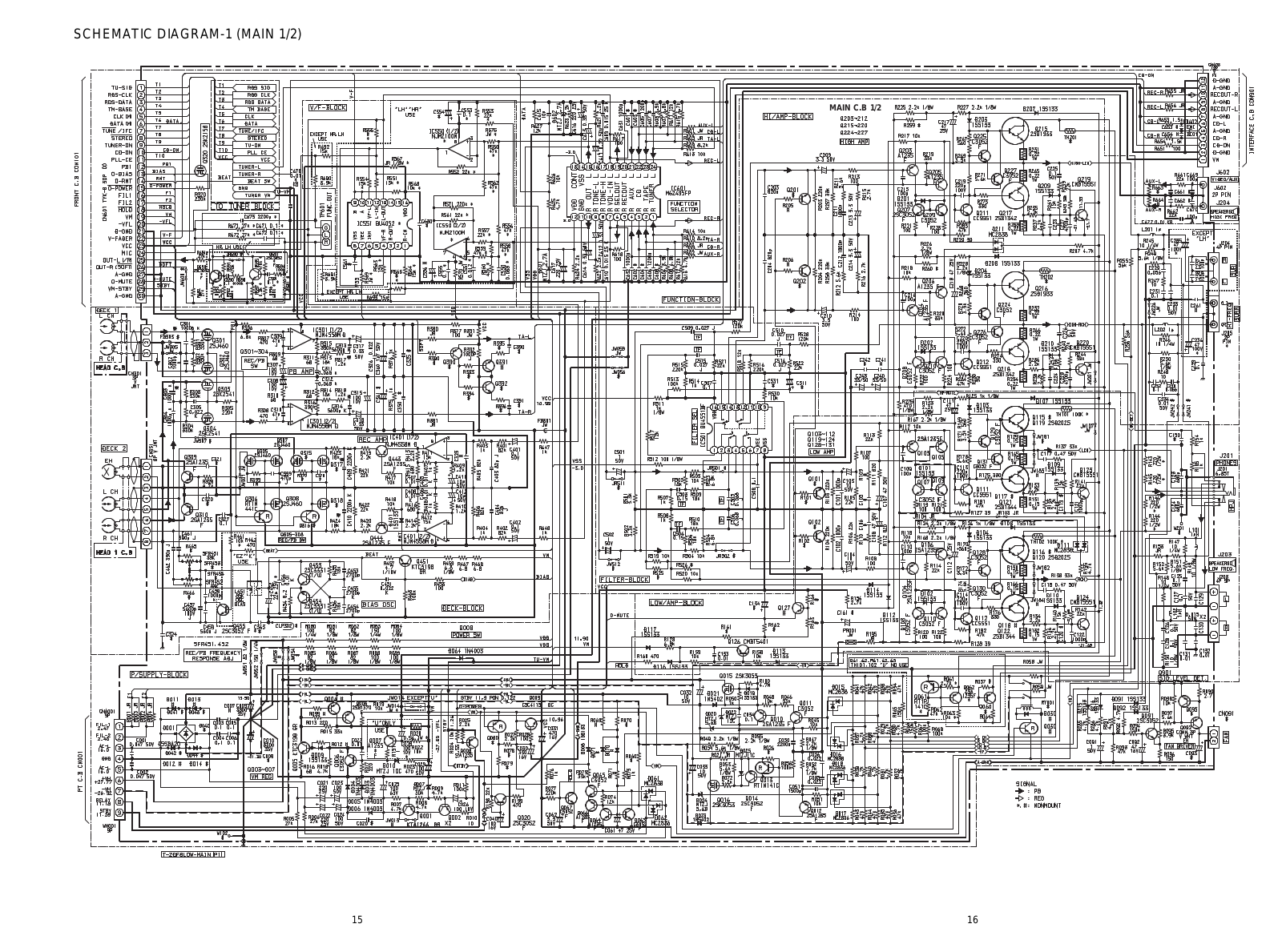 Aiwa XR-C3RW Schematic