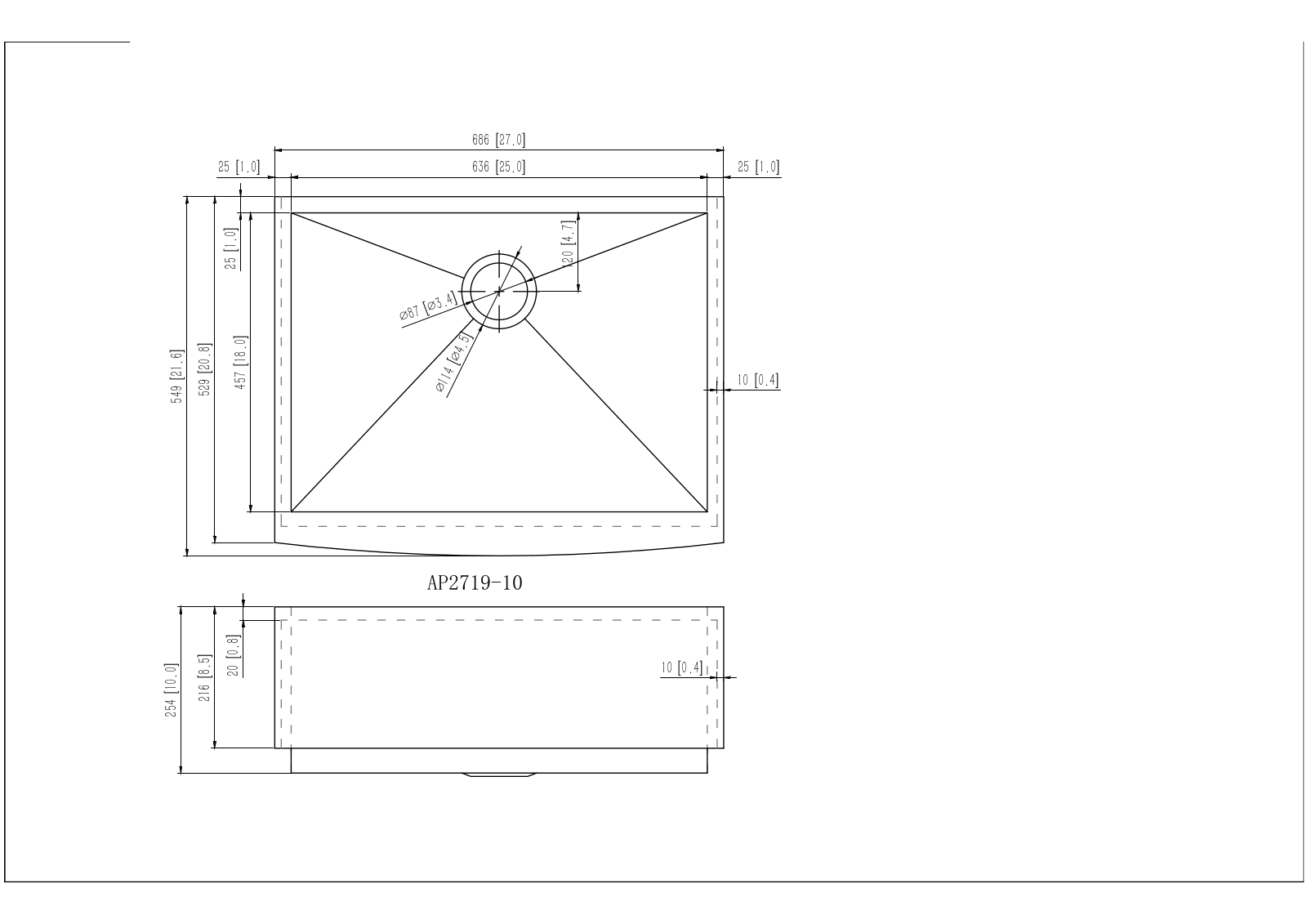 Alpha International APHA1000 Dimensions - ManualMachine.com