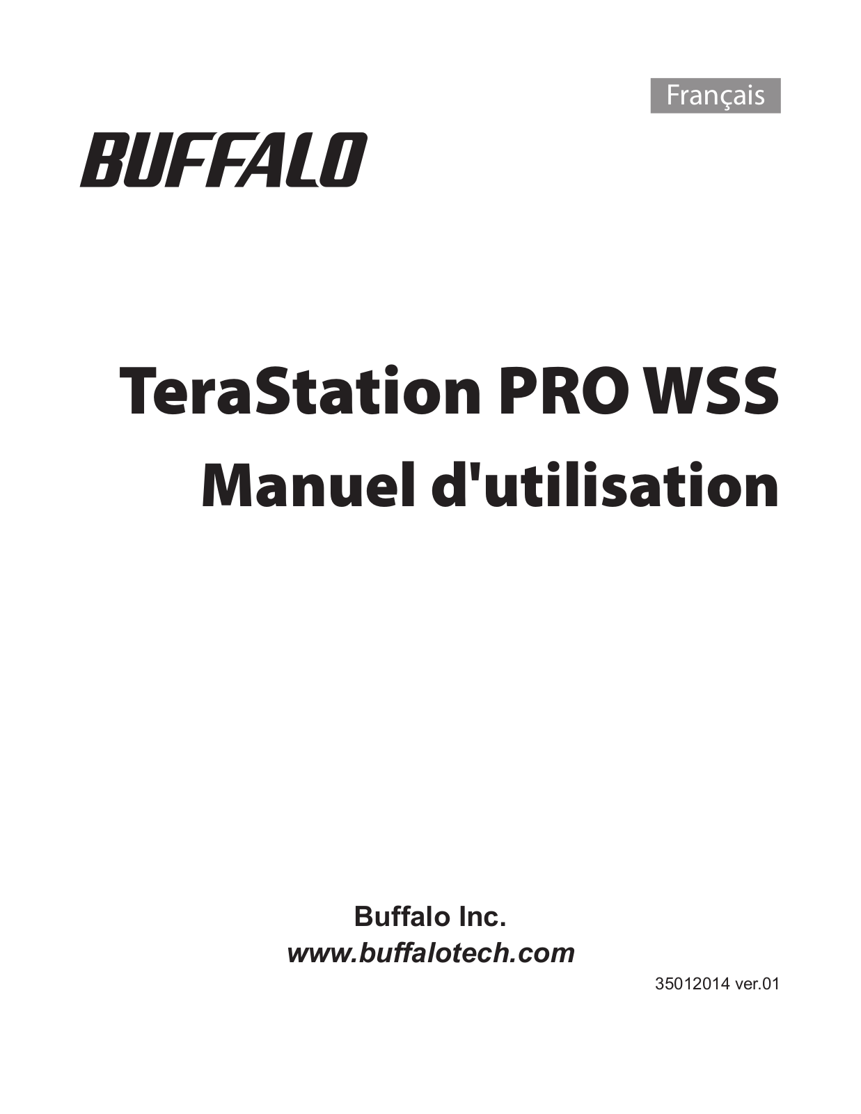 BUFFALO TERASTATION PRO WSS User Manual