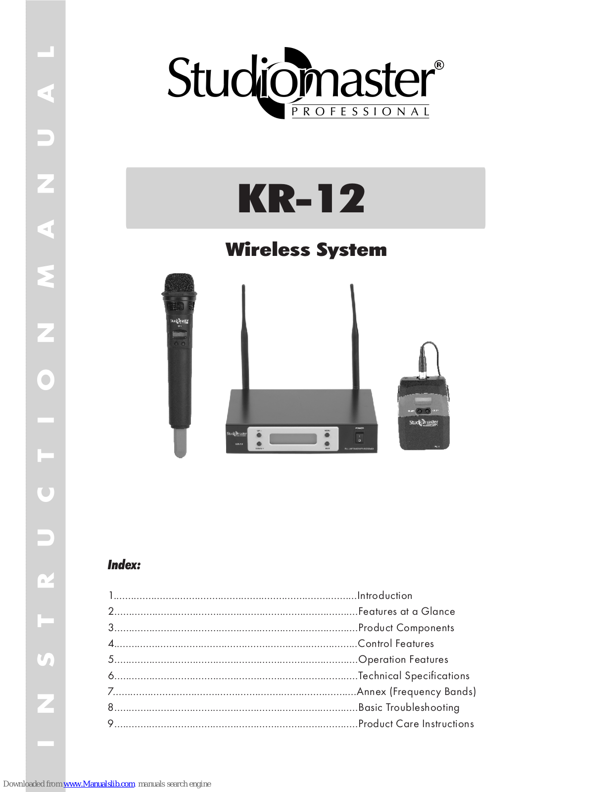 Studiomaster KR-12 Instruction Manual - ManualMachine.com