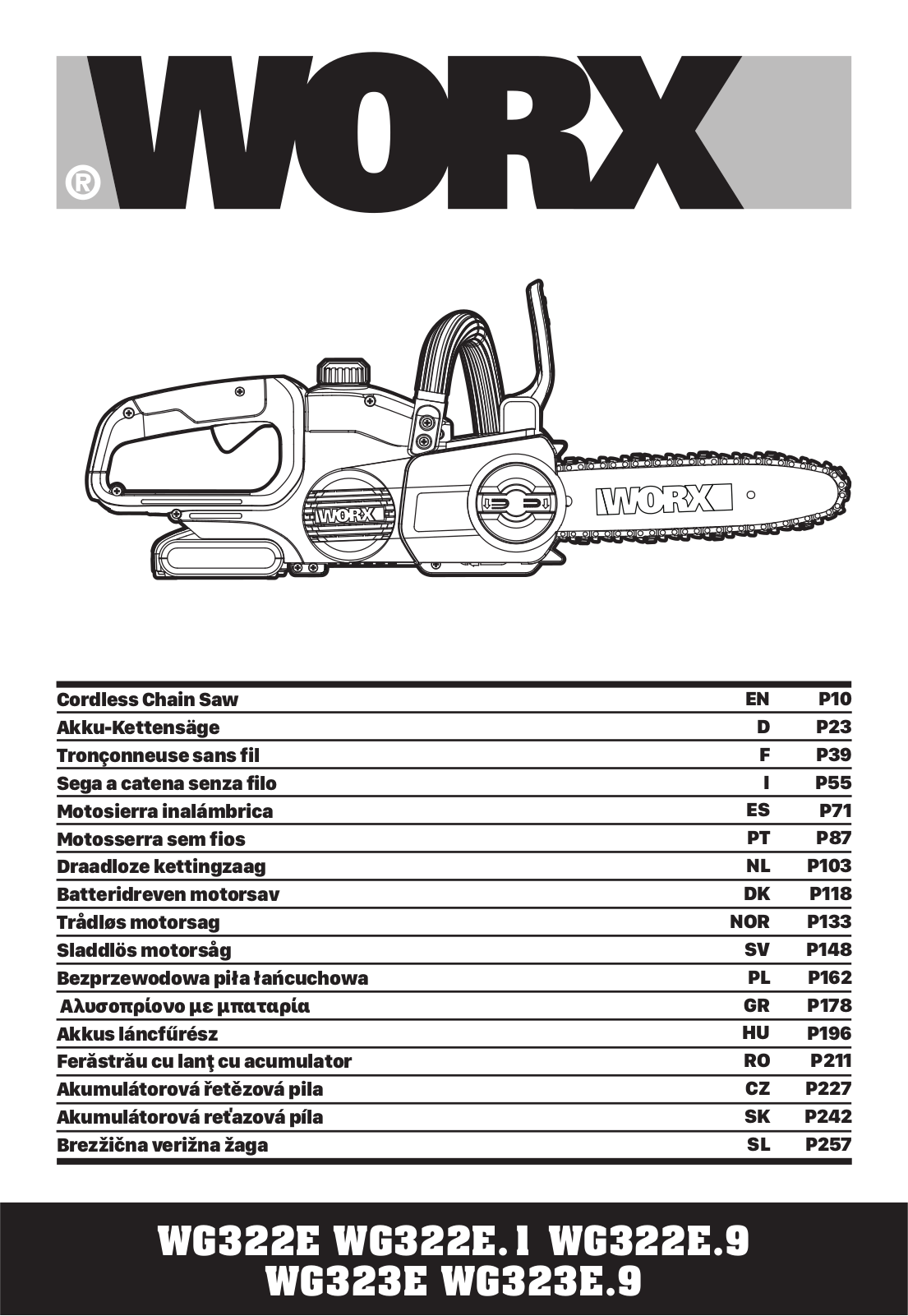 Worx WG322E, WG322E.1, WG322E.9, WG323E, WG323E.9 User guide - ManualMachine.com