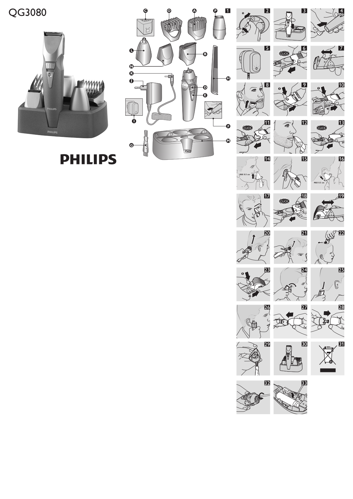 Philips QG3080 User Manual