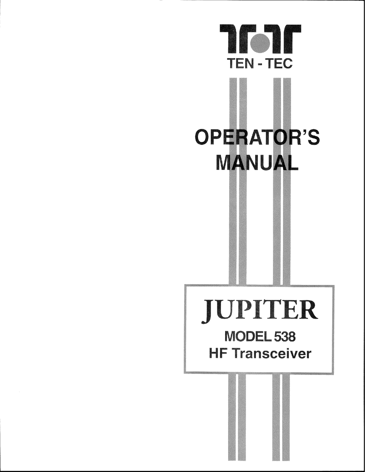 Ten-Tec Jupiter Operators Manual - ManualMachine.com