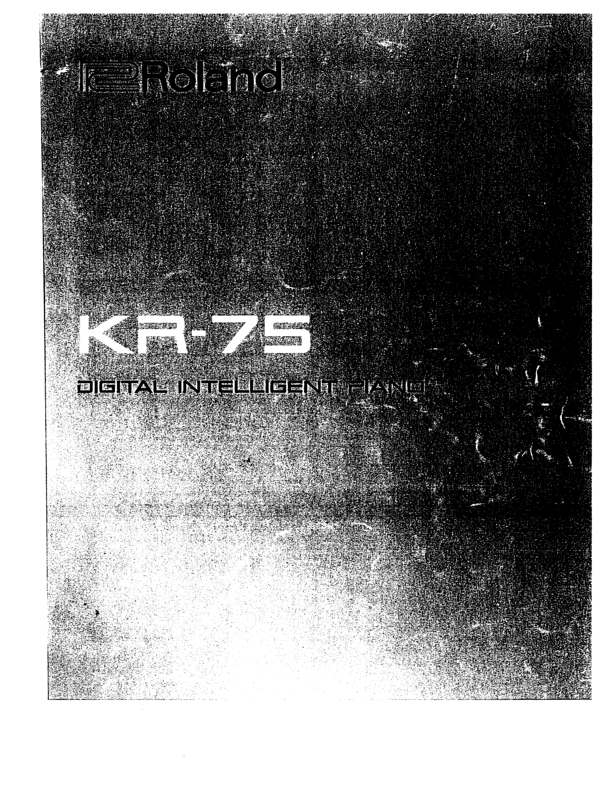 Roland KR 75 Service Manual