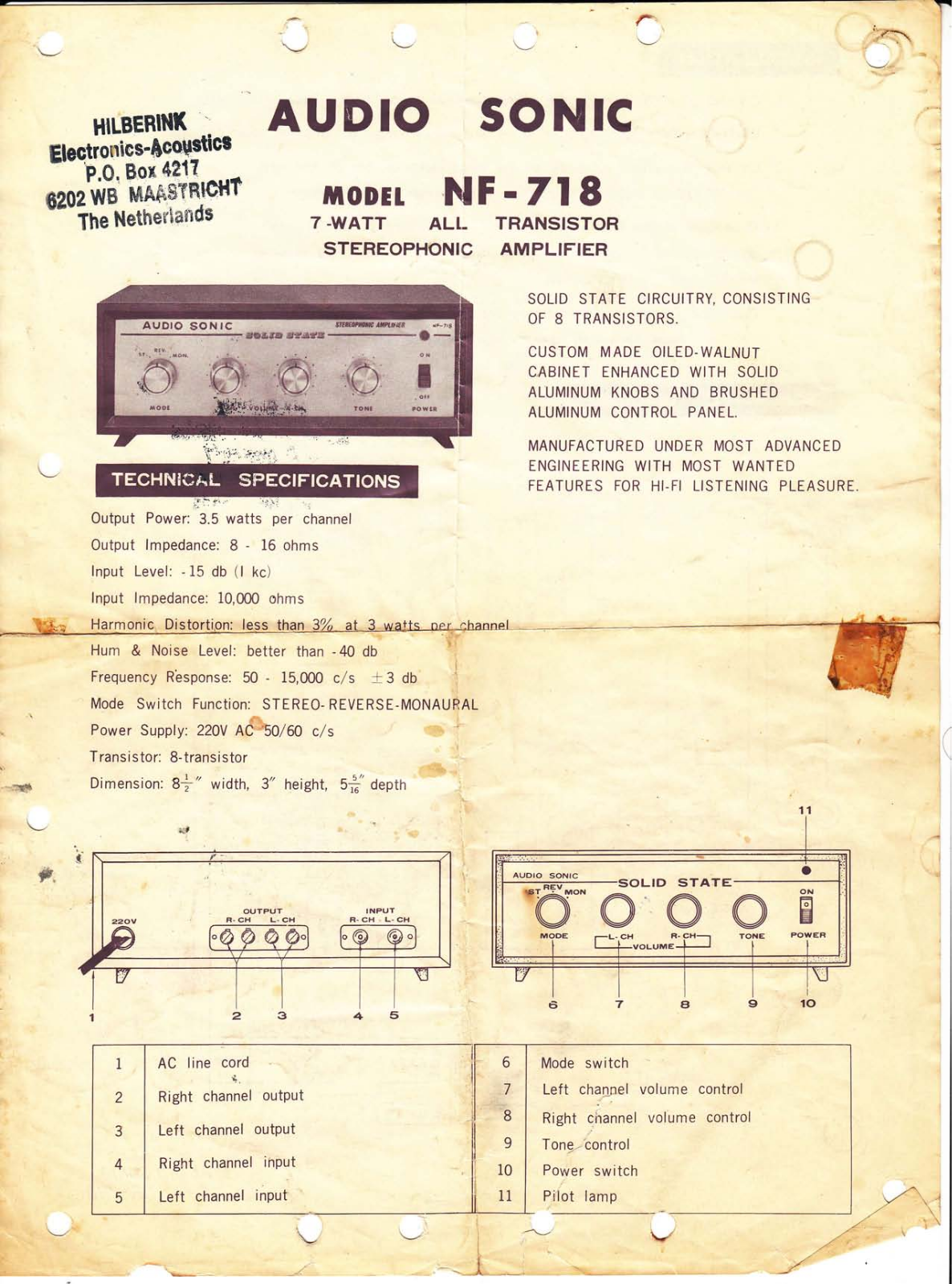 Other M Monacor616 Schematic - ManualMachine.com