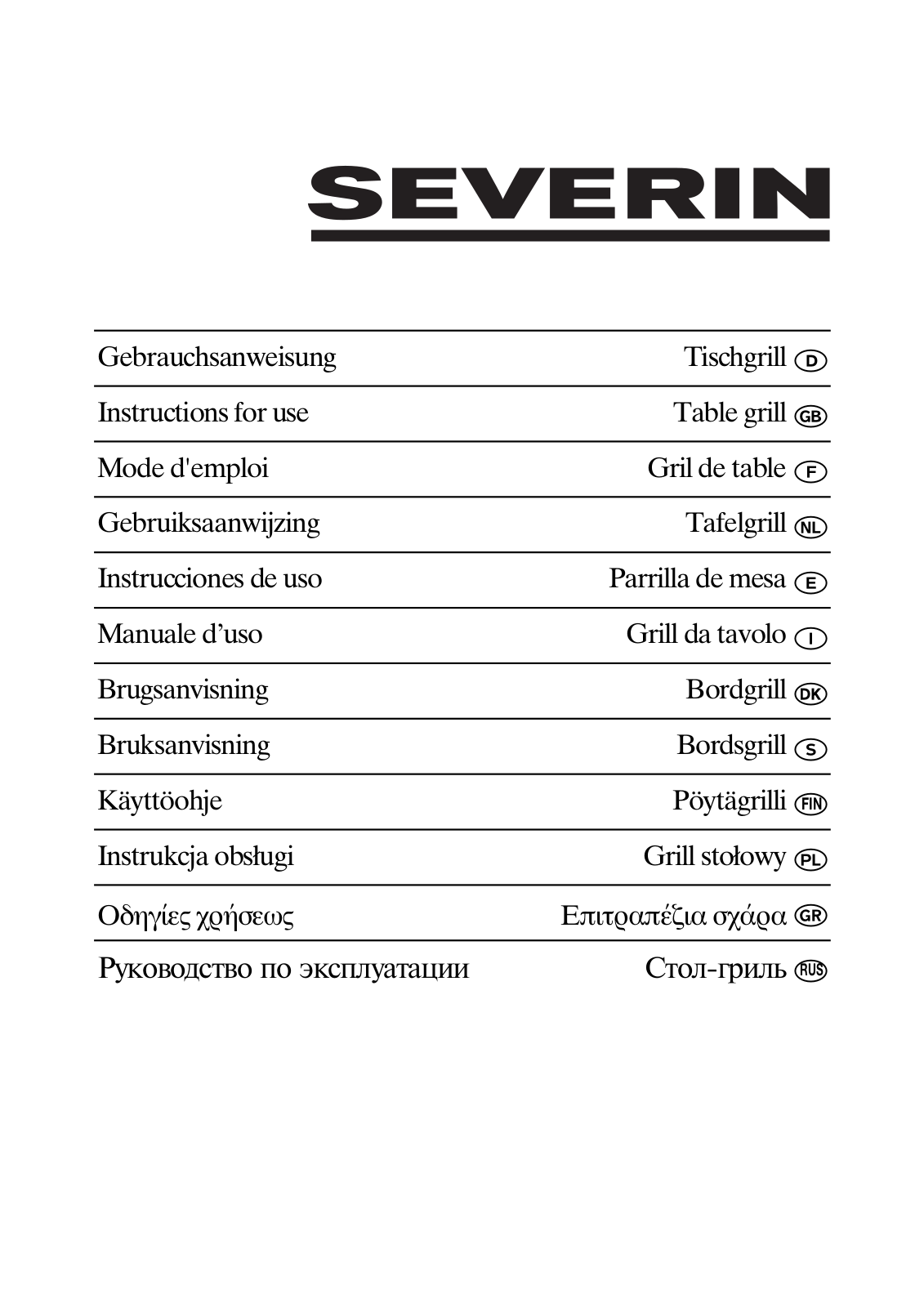 Severin KG 2388 User Manual