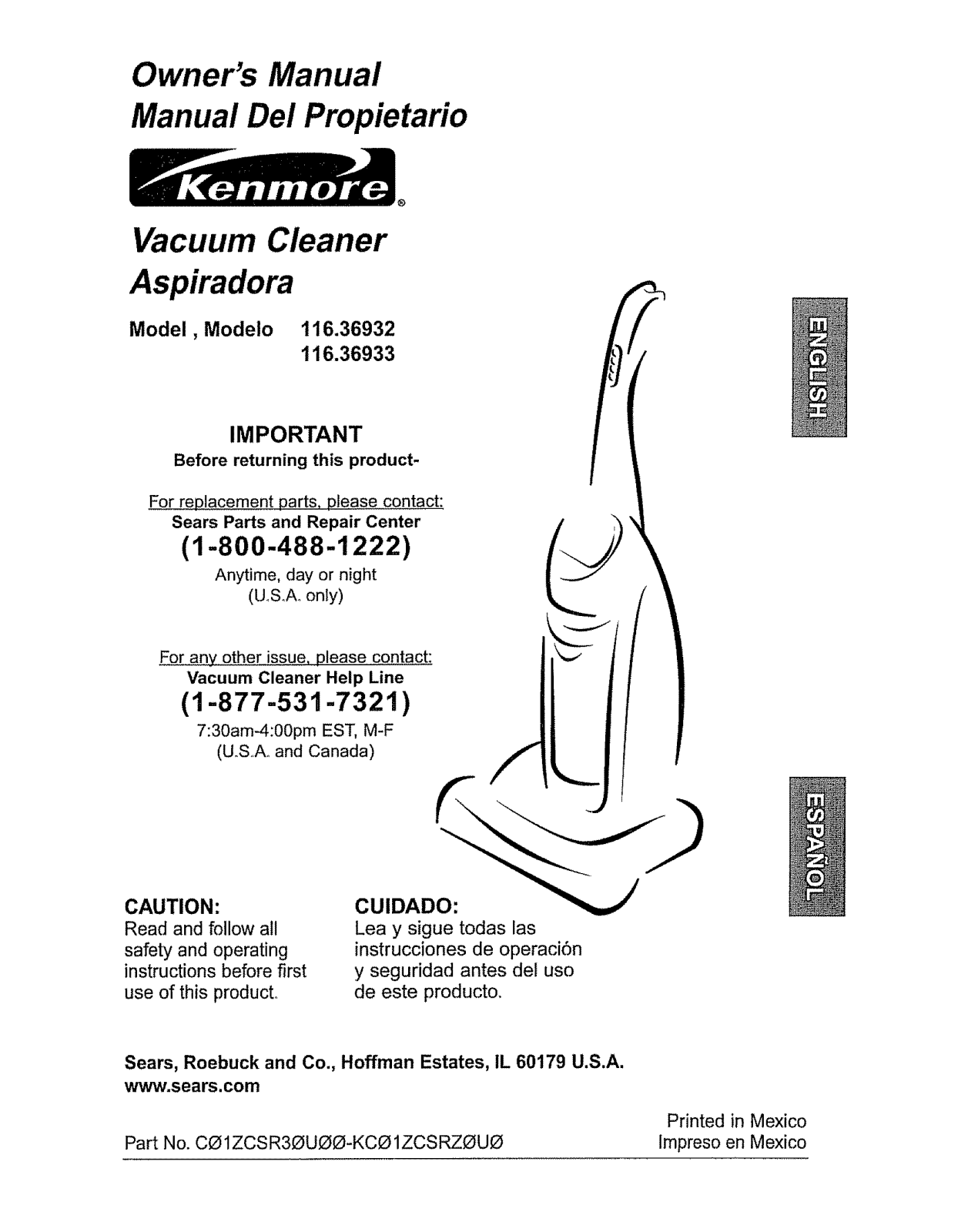 Kenmore 116.36933 User Manual - ManualMachine.com