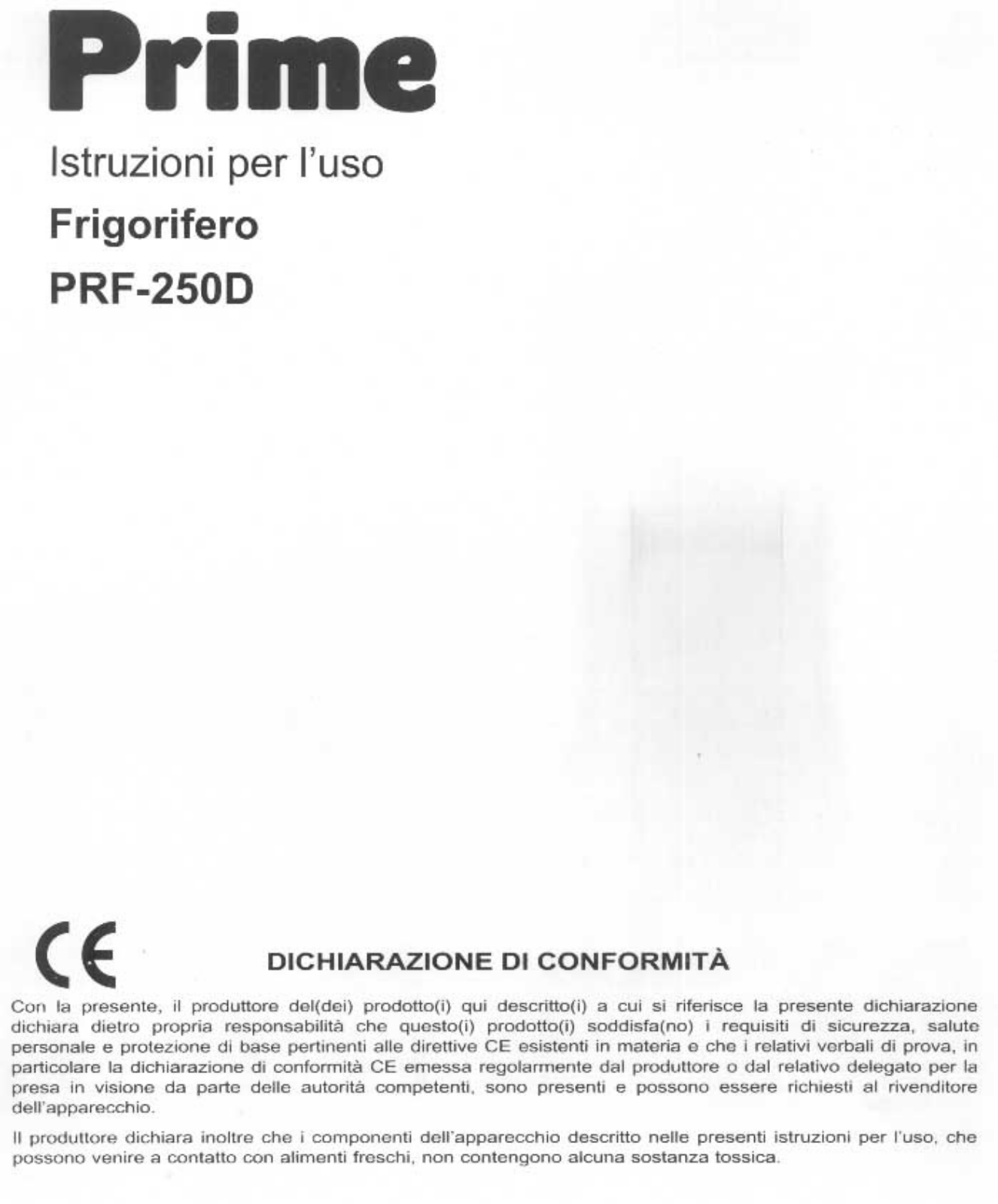 Haier STN2500, STN2501, PRF-250D, HRF-250KA, HRF-250 User Manual