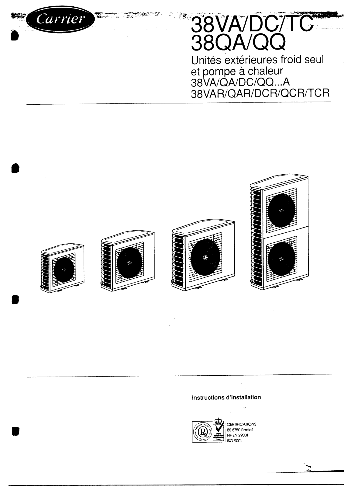 Carrier 38QARIOM User Manual