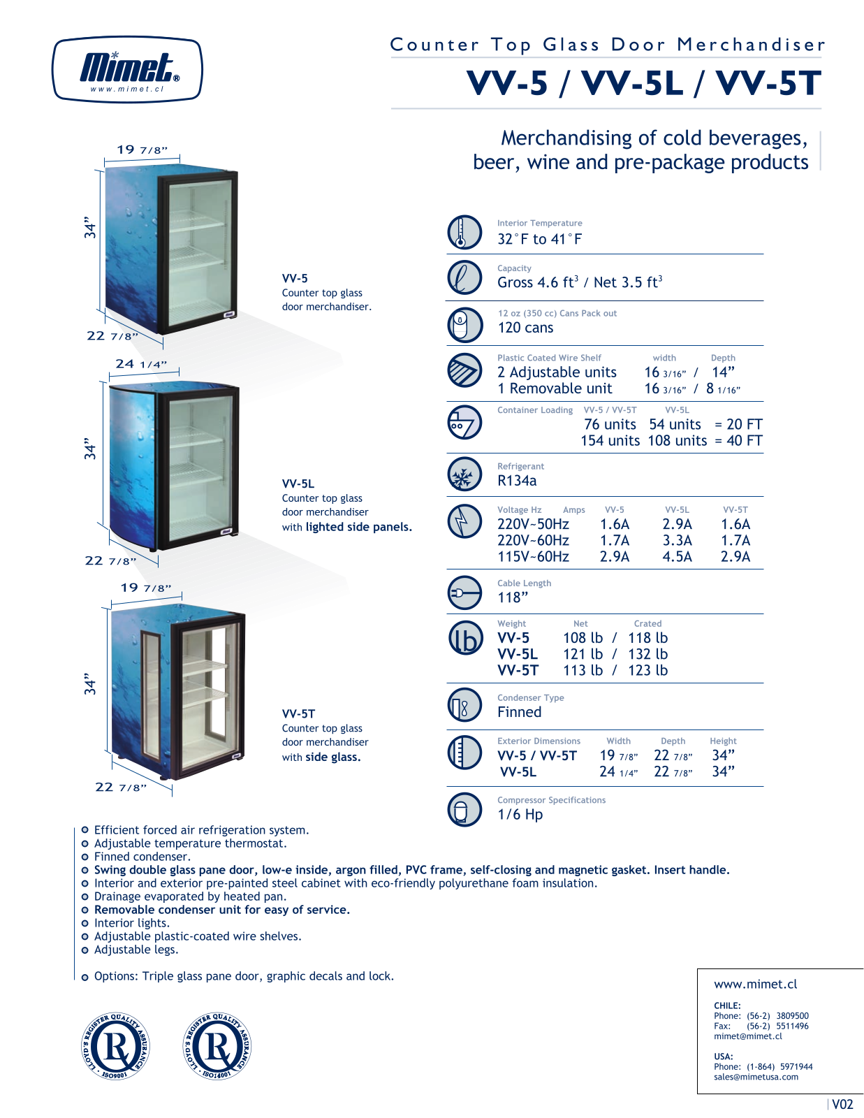 Mimet VV-5 User Manual