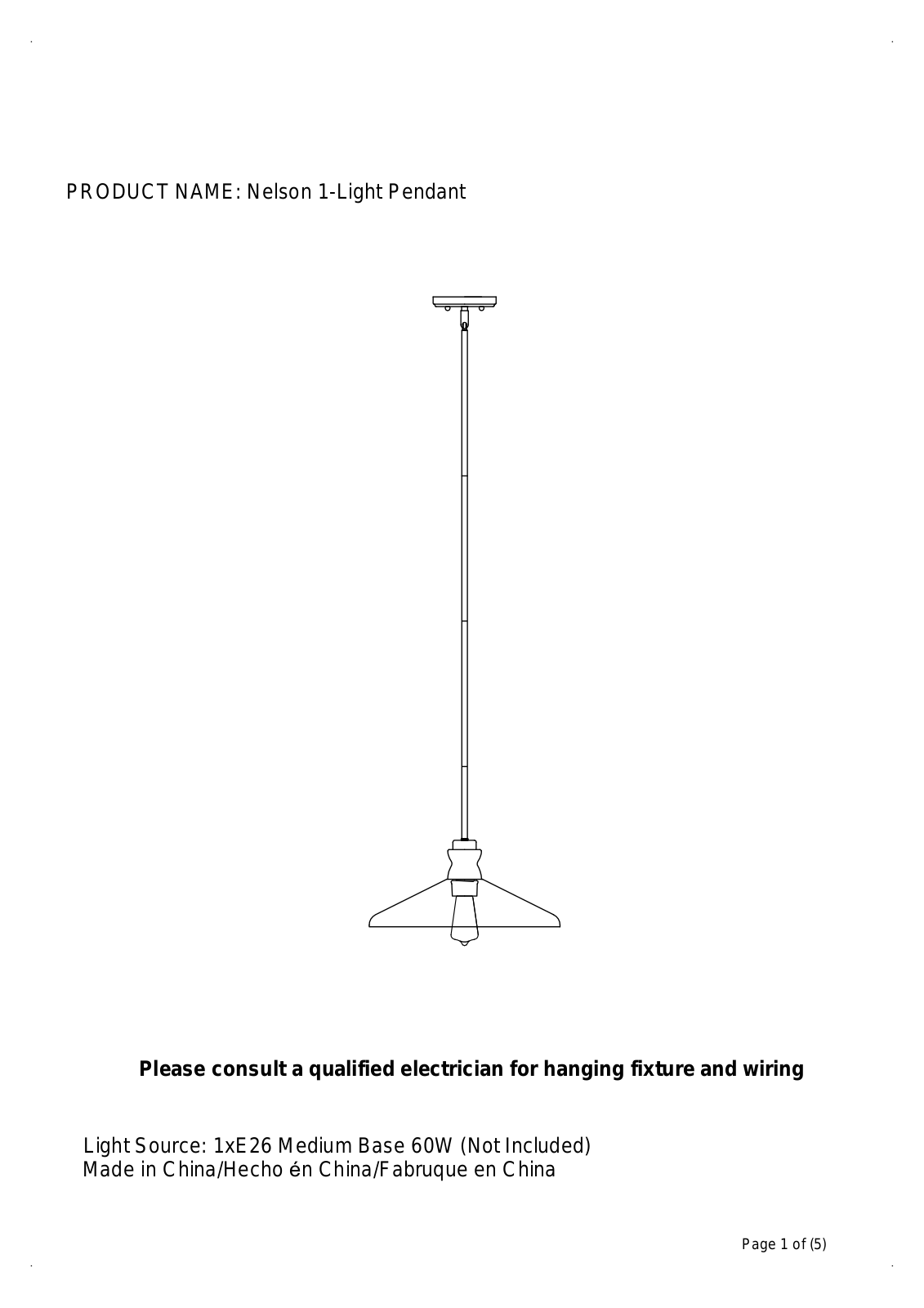 Union Rustic W000776143 Installation & Assembly - ManualMachine.com