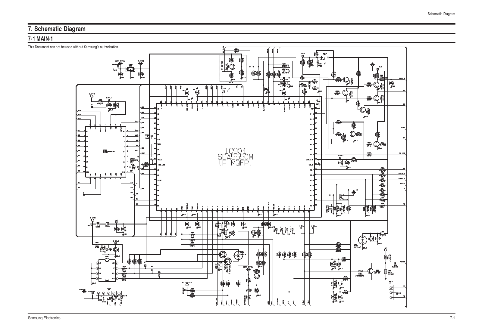 SAMSUNG SP54H8TL Diagram