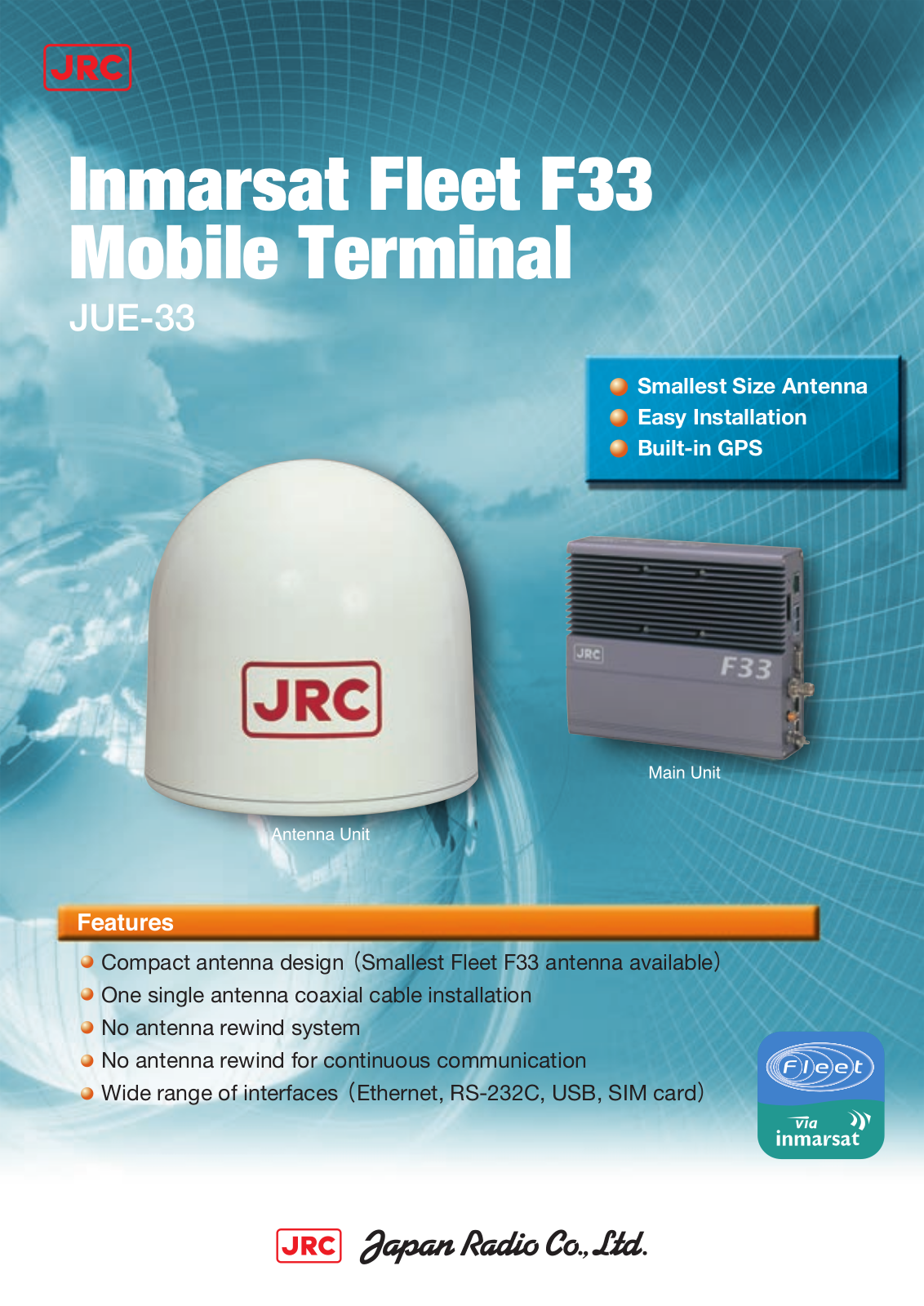 JRC JUE-33 User Manual