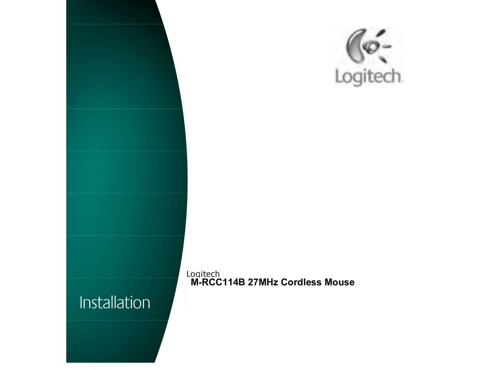 Logitech Far East MRCC114B User Manual