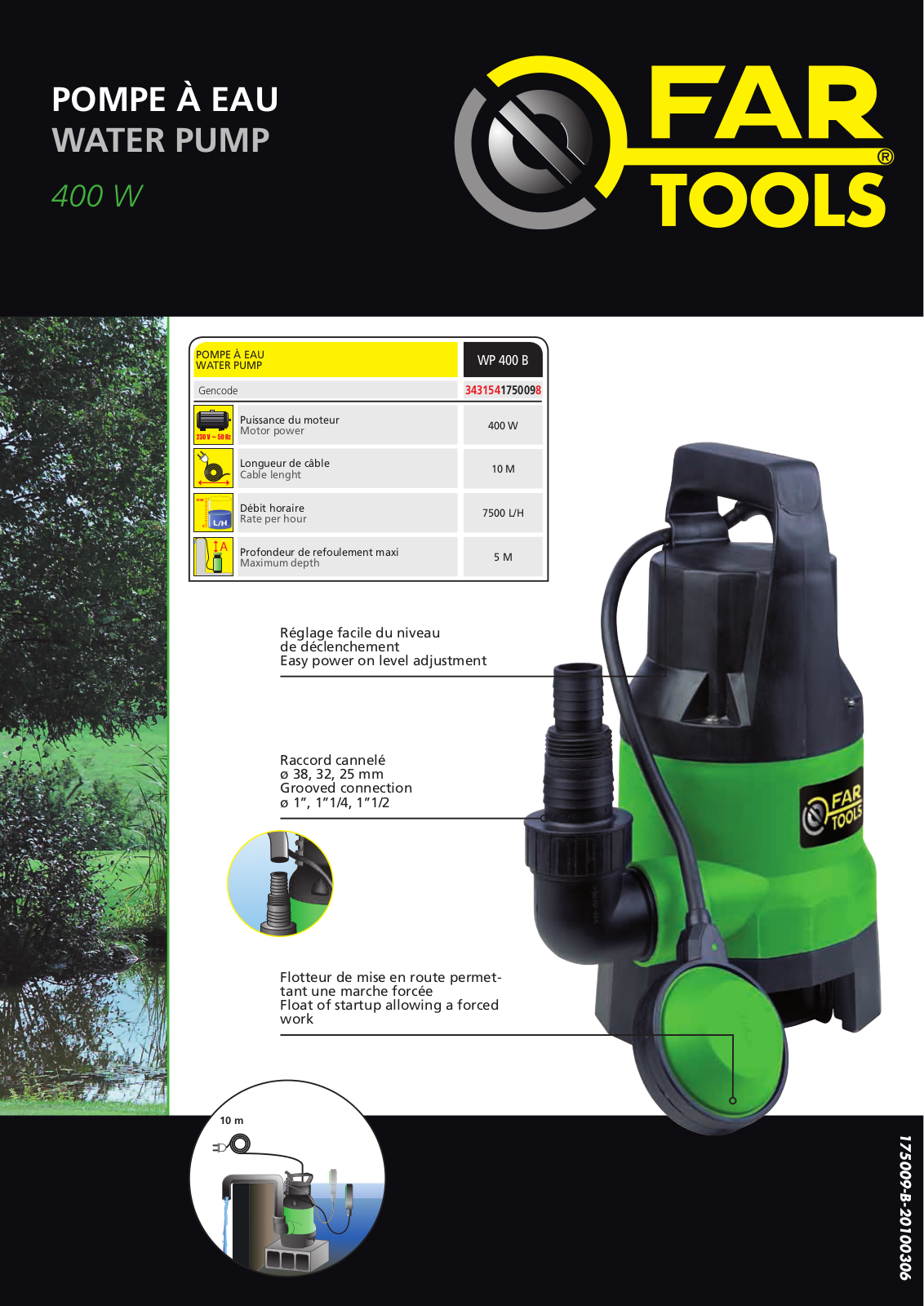 FARTOOLS WP400 User Manual