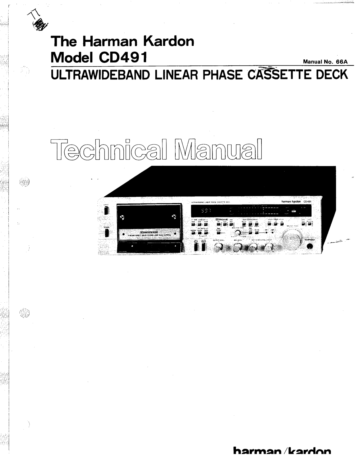 Harman Kardon CD-491 Service manual