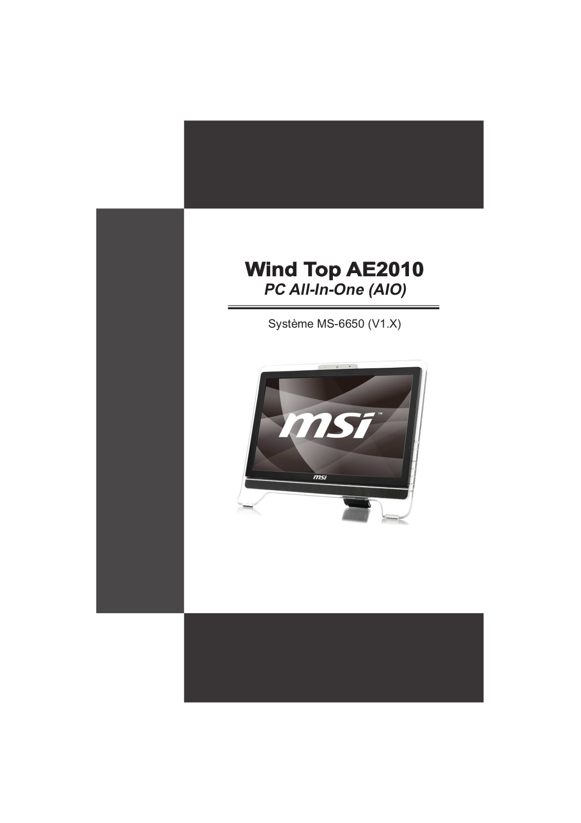 MSI AE2010 User Manual